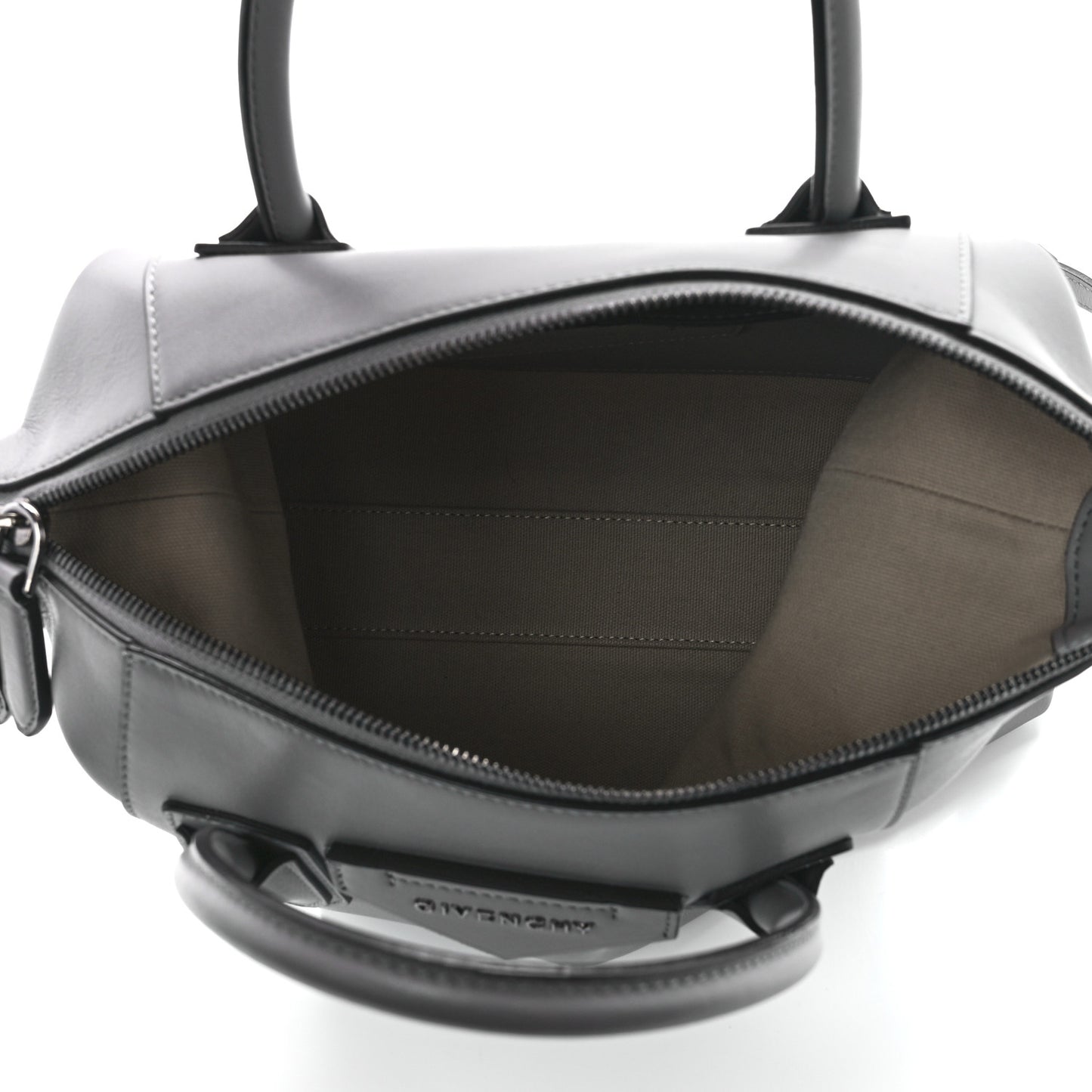 Calfskin Small Soft Antigona Pearl Grey