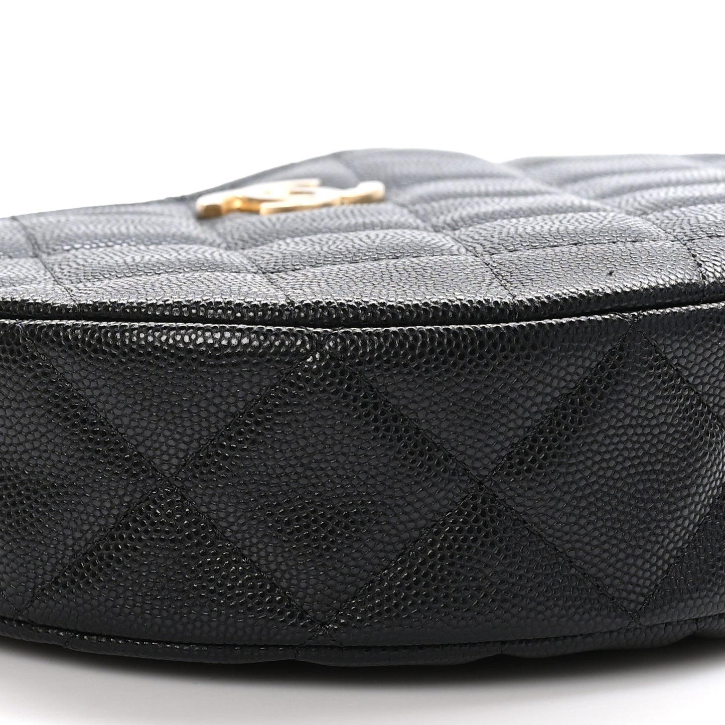 Caviar Quilted Hobo Black