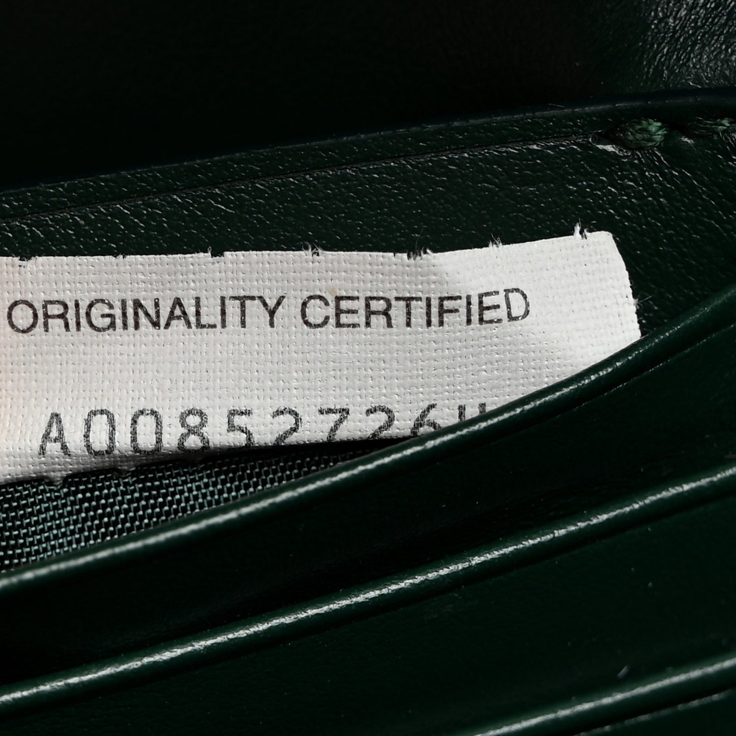 Nappa Intrecciato Long Andiamo Top Handle Clutch Emerald Green