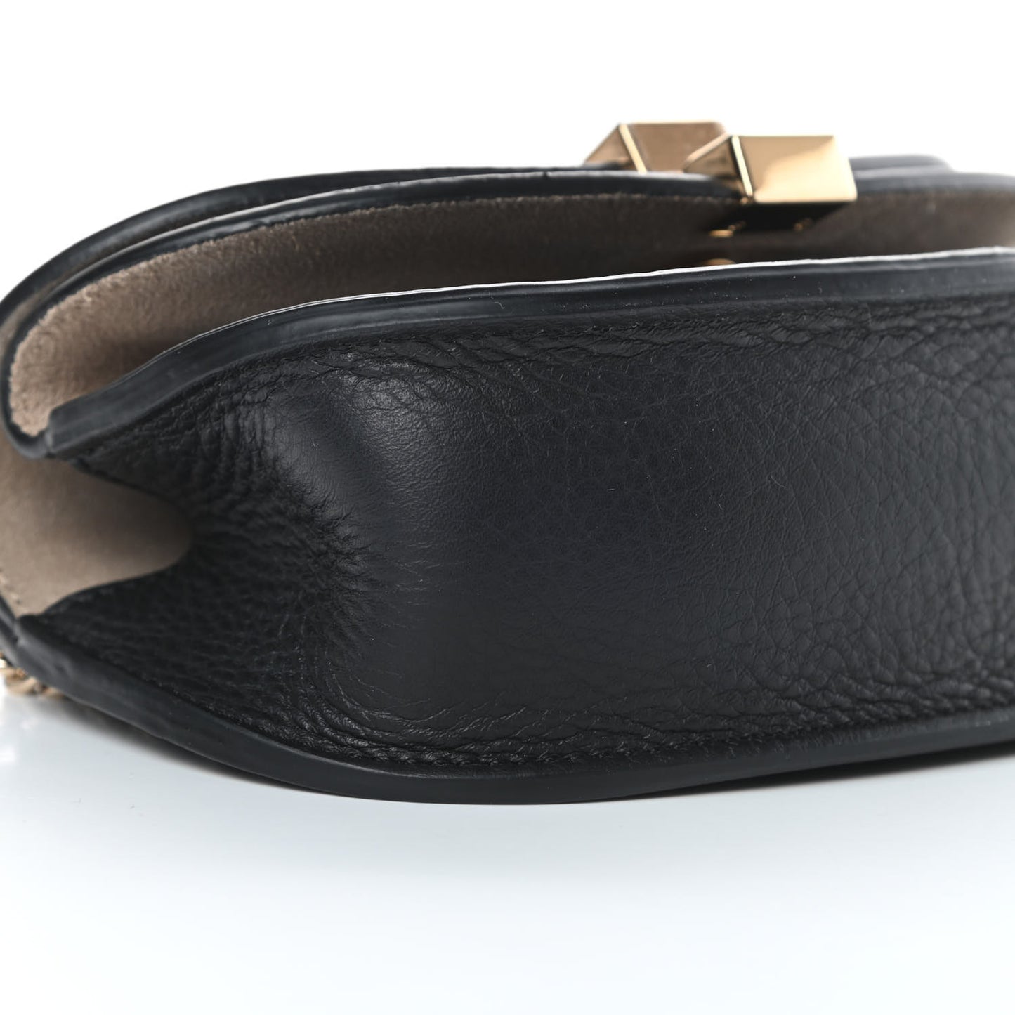 Calfskin Nano Georgia Crossbody Bag Black