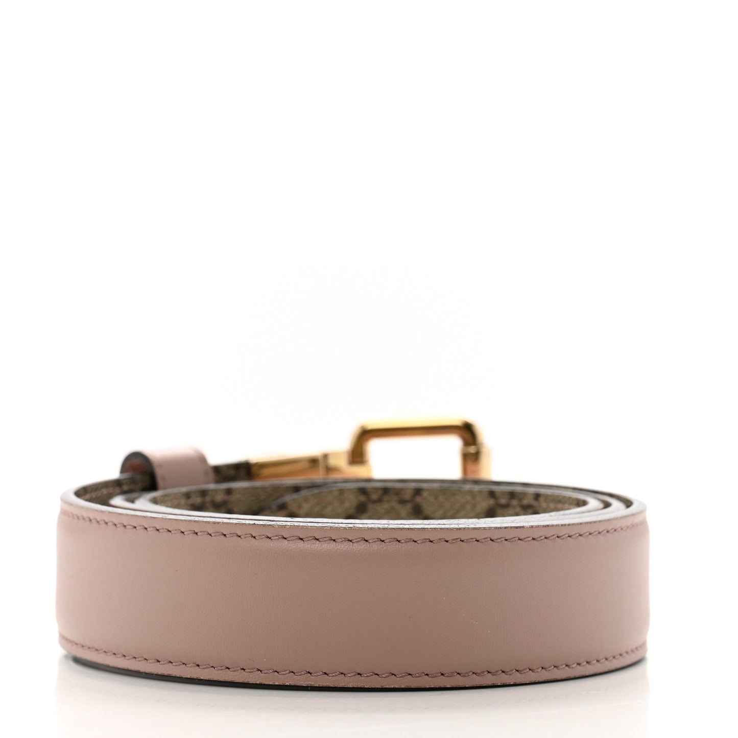 GG Supreme Monogram Selleria Calfskin Interlocking G 40mm Belt 85 34 Beige Ebony Cocoa