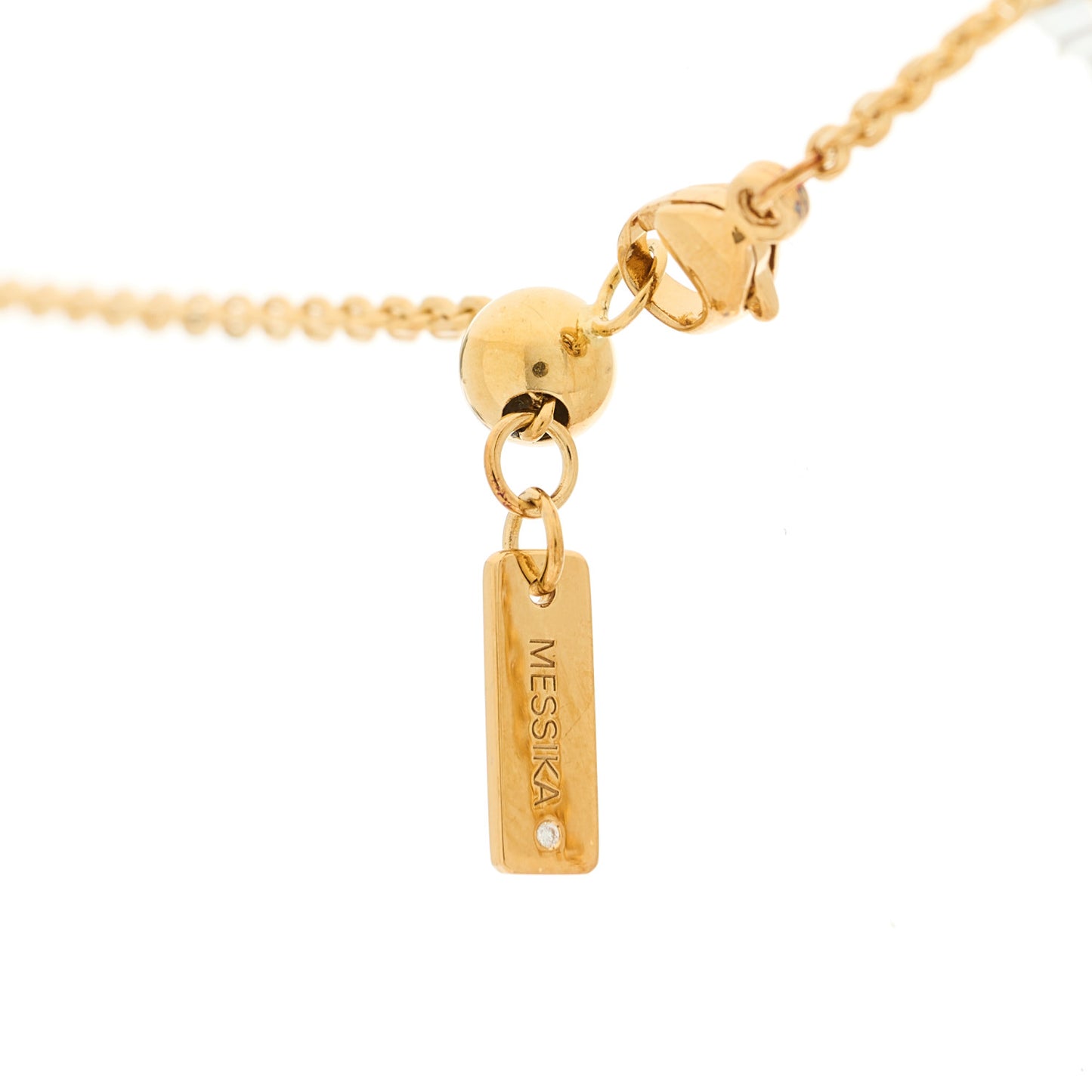 18K Yellow Gold Diamond So Move Pendant Necklace