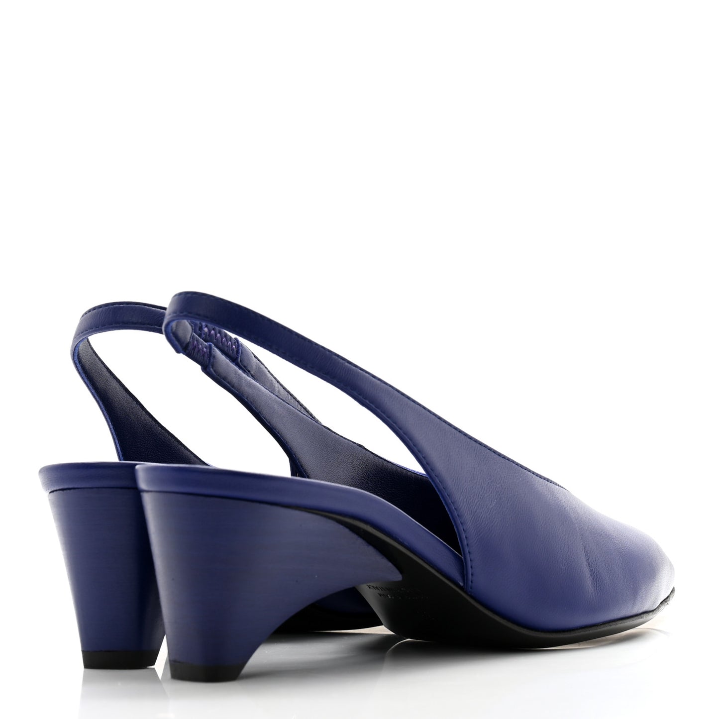 Nappa Antim 55 Slingback Pumps 36 Bleu Electrique