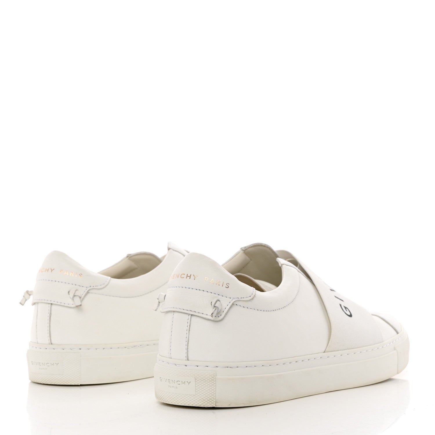 Givenchy Calfskin Band Logo Womens Urban Street Sneakers 40 White 4 of 12