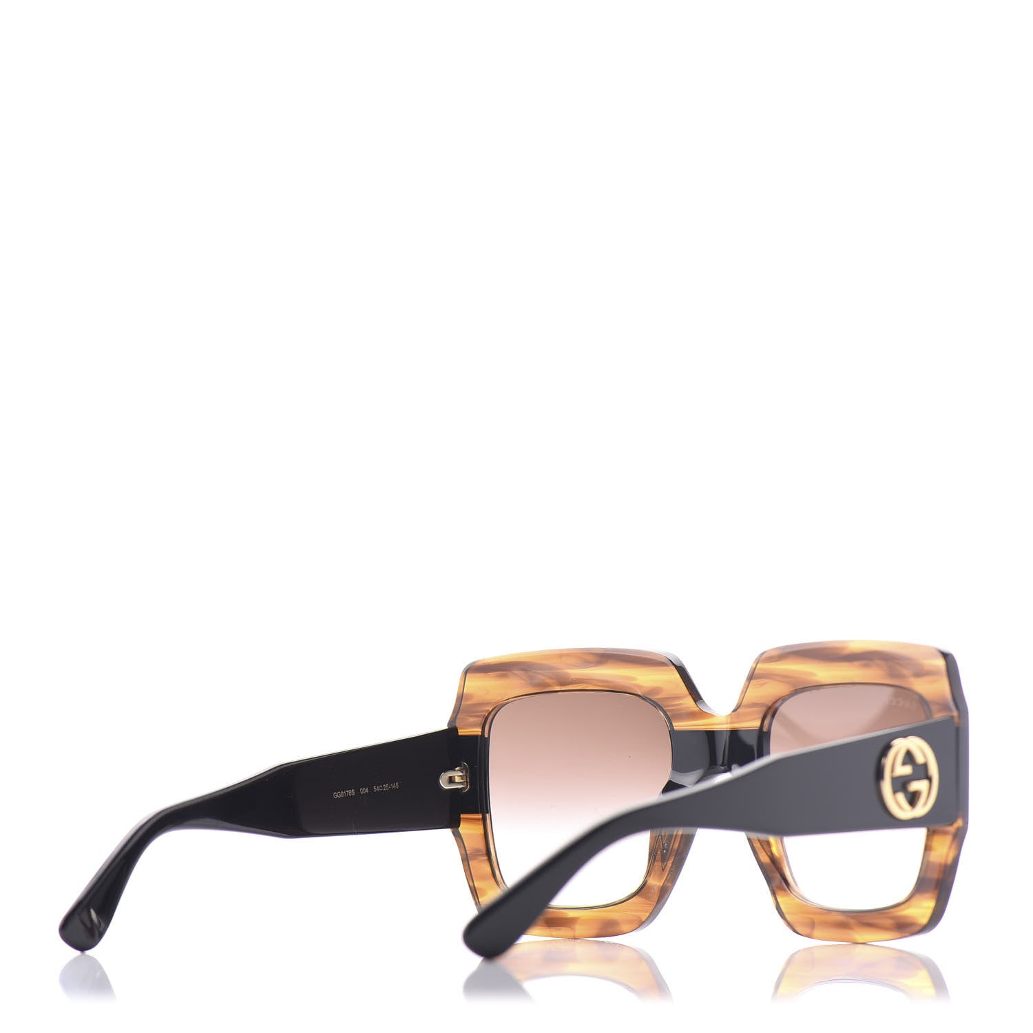 Gucci Square Frame GG0178S Sunglasses Havana 3 of 9