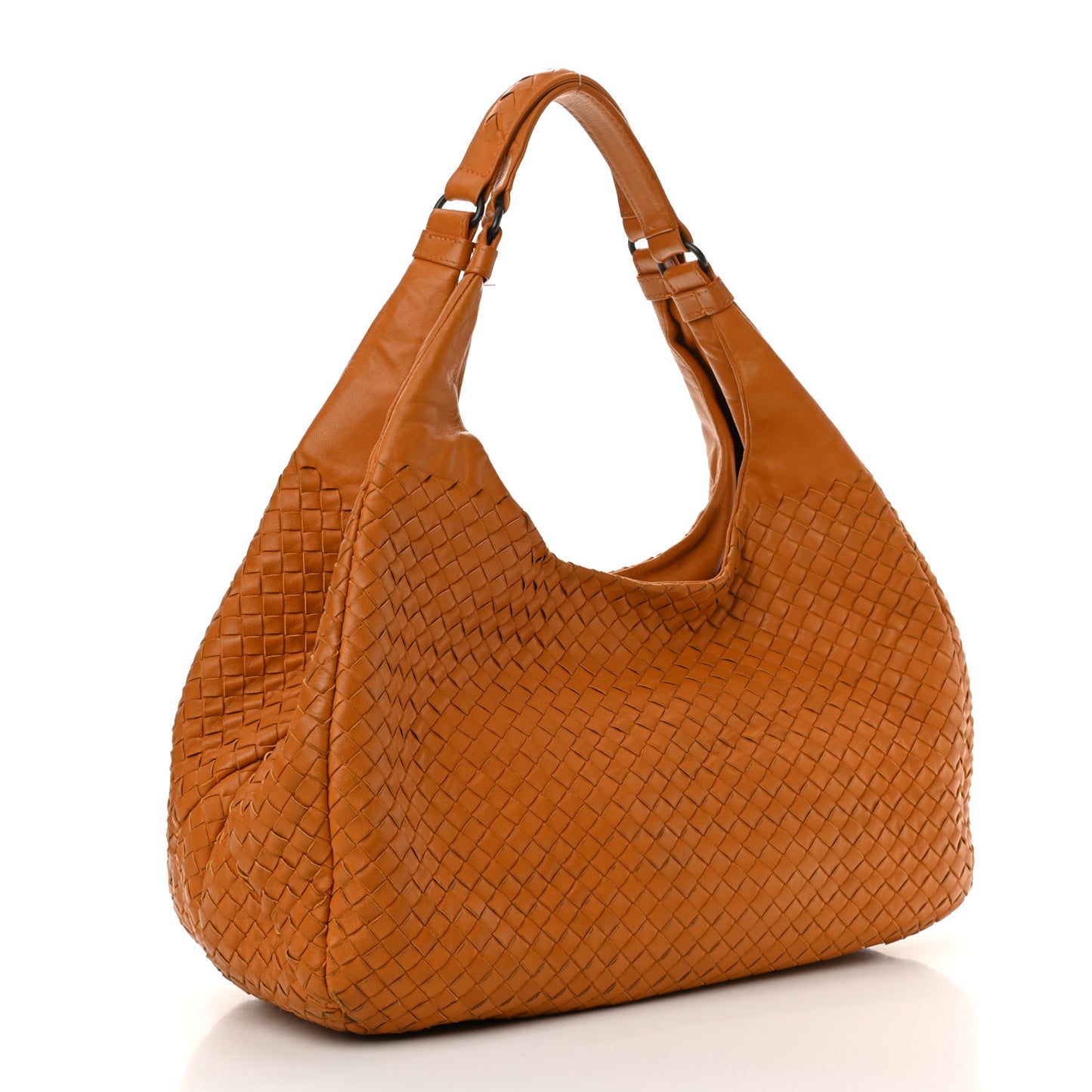 Nappa Intrecciato Medium Campana Hobo Topaz