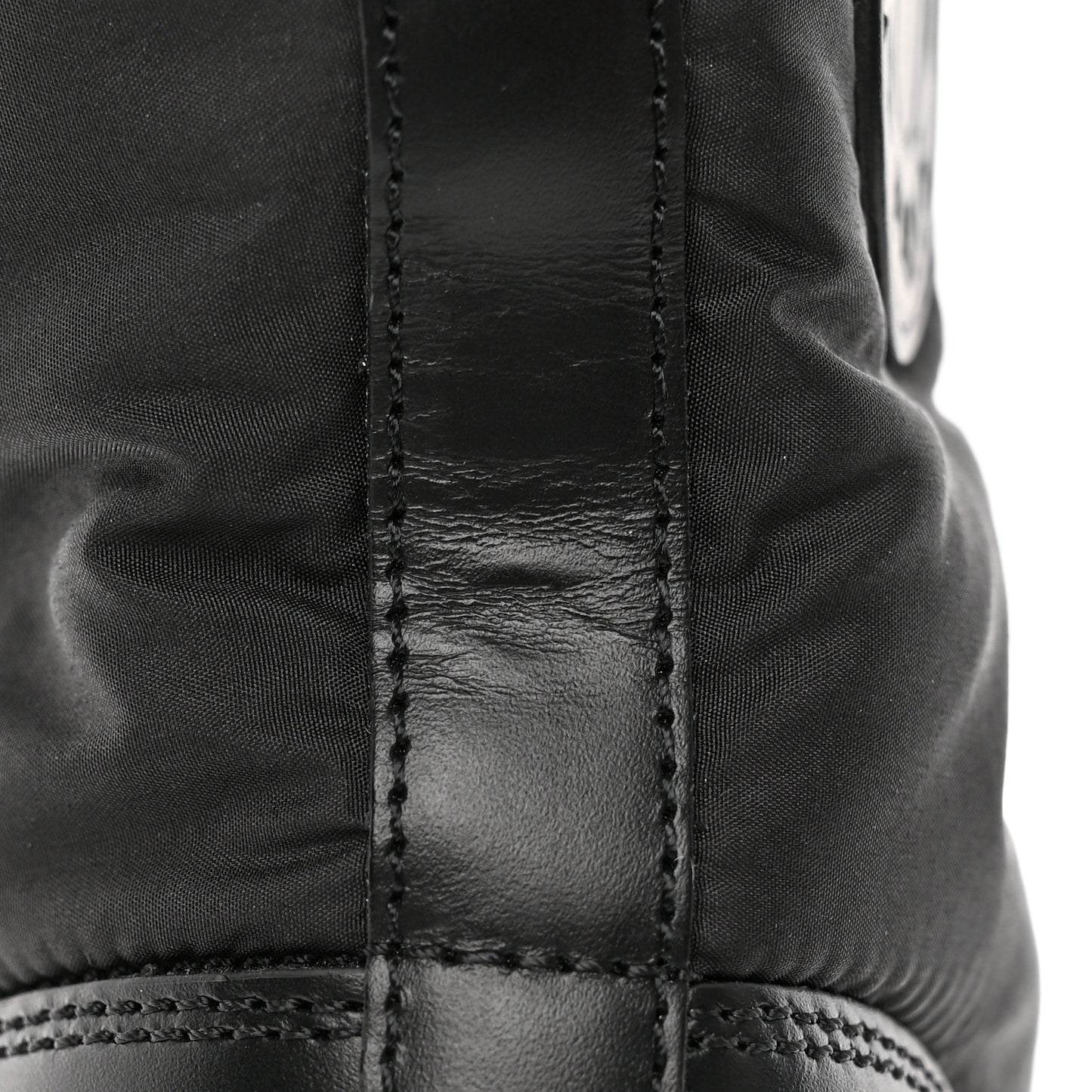 Calfskin Parachute Fresh Ankle Boots 37.5 Black