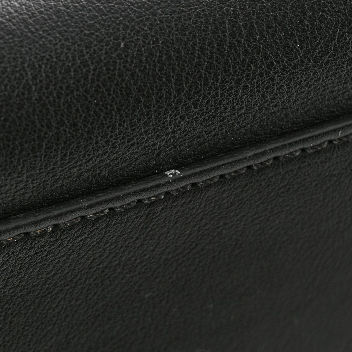 Vitello Seta Shiny Nappa Medium Peekaboo Iconic Satchel Black