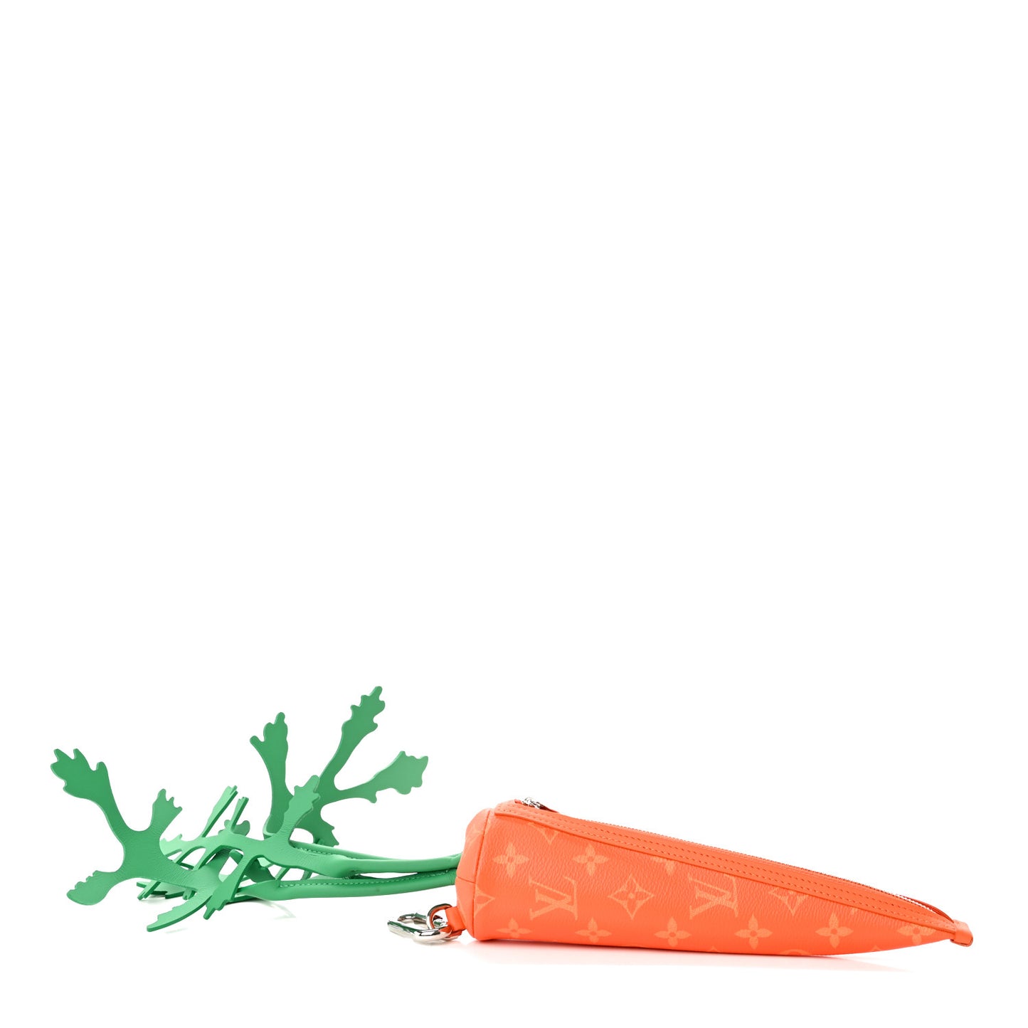 Monogram Carrot Pouch Orange