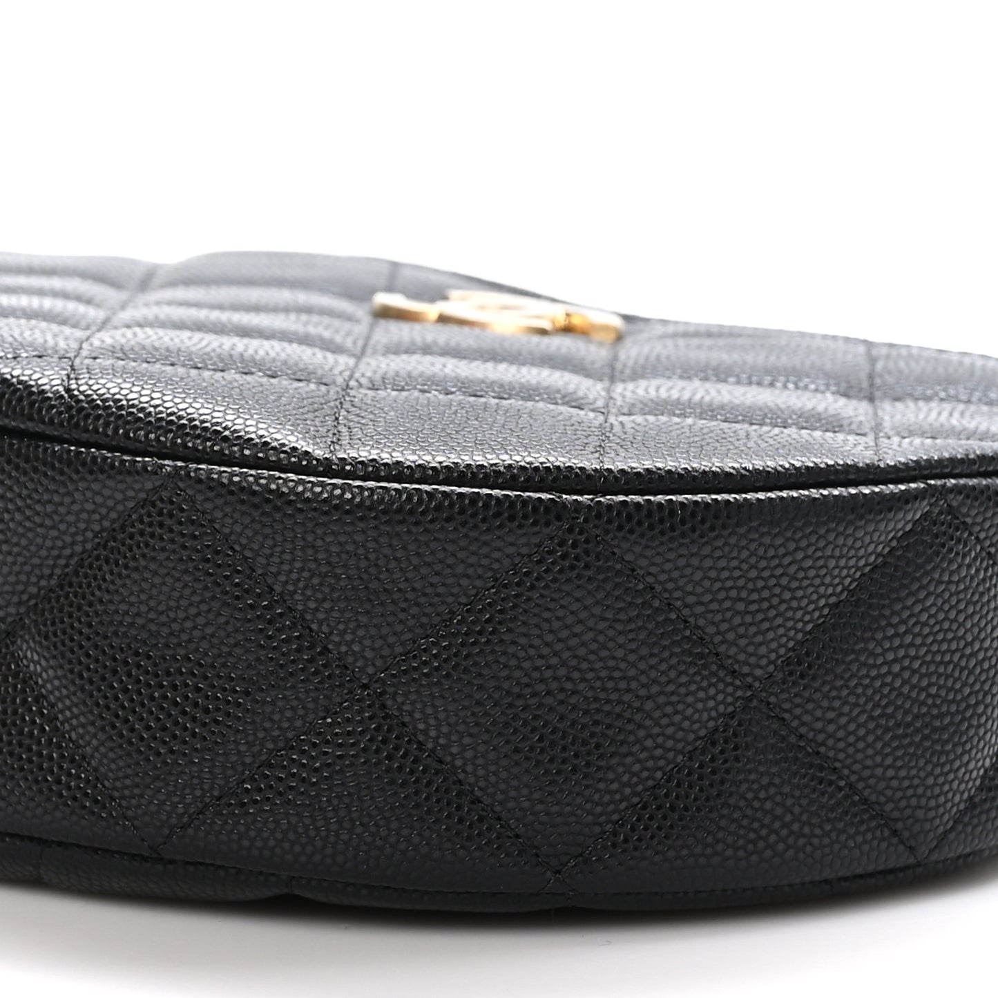 Caviar Quilted Hobo Black