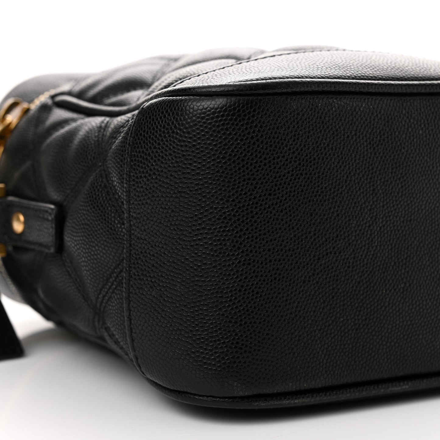 Grain de Poudre Quilted 80's Vanity Bag Black
