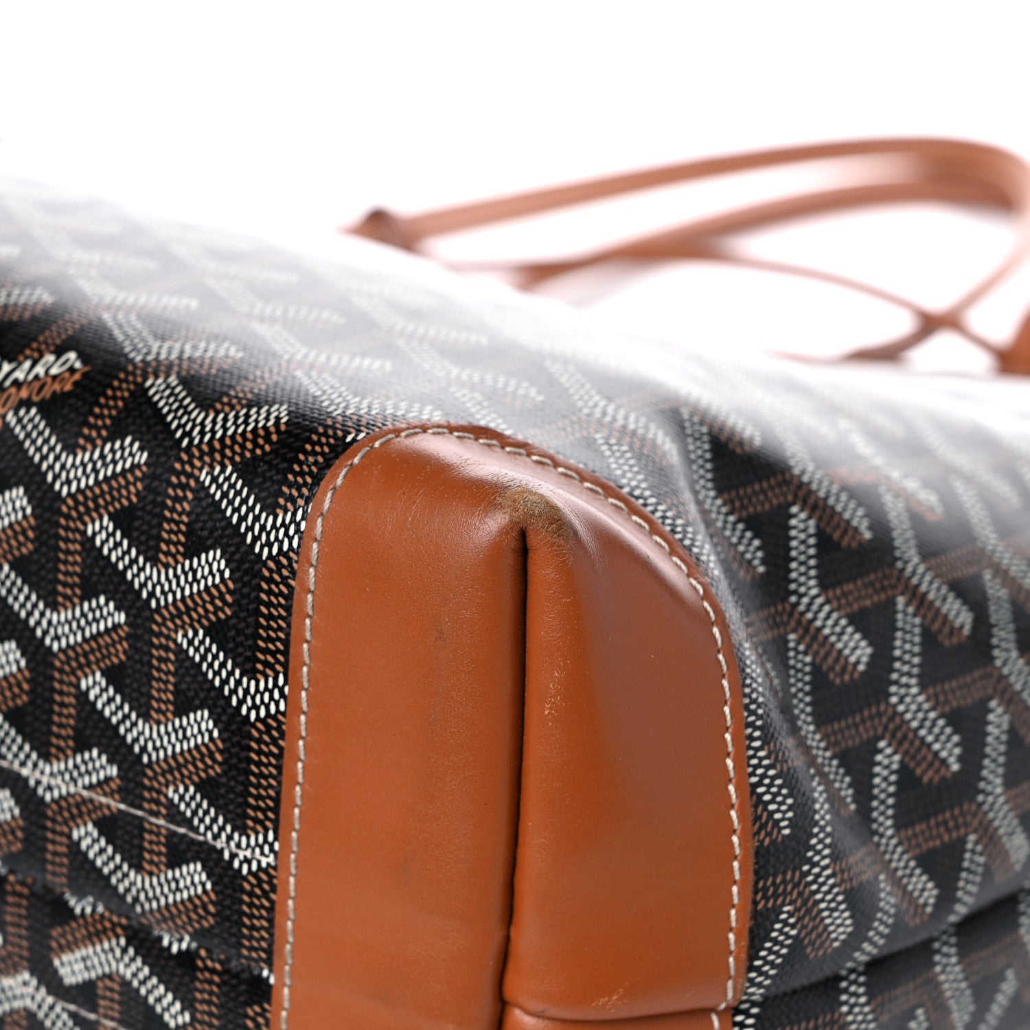 Goyard Goyardine Bellechasse PM Black Gold 9 of 21