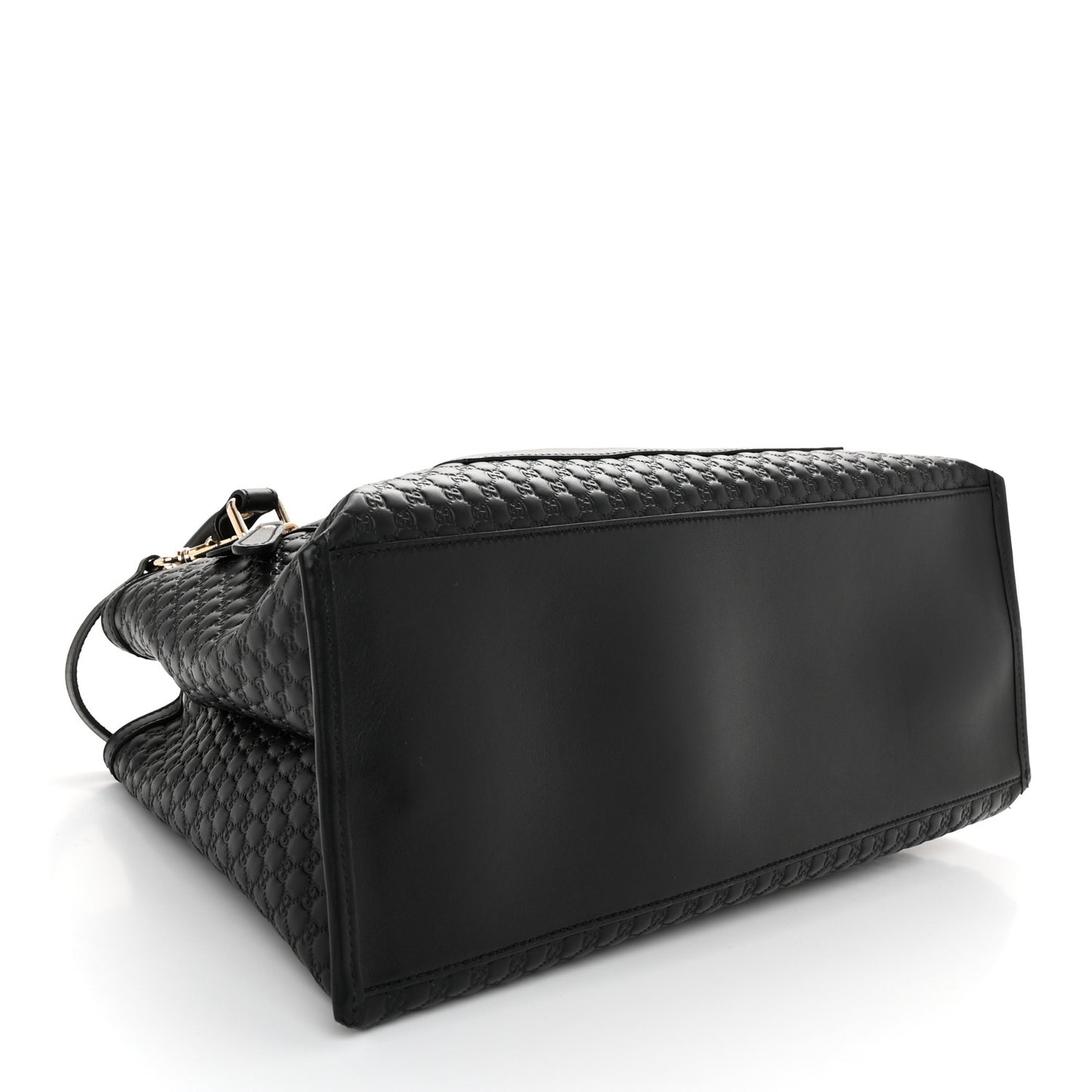 Soft Microguccissima Medium Tote Black