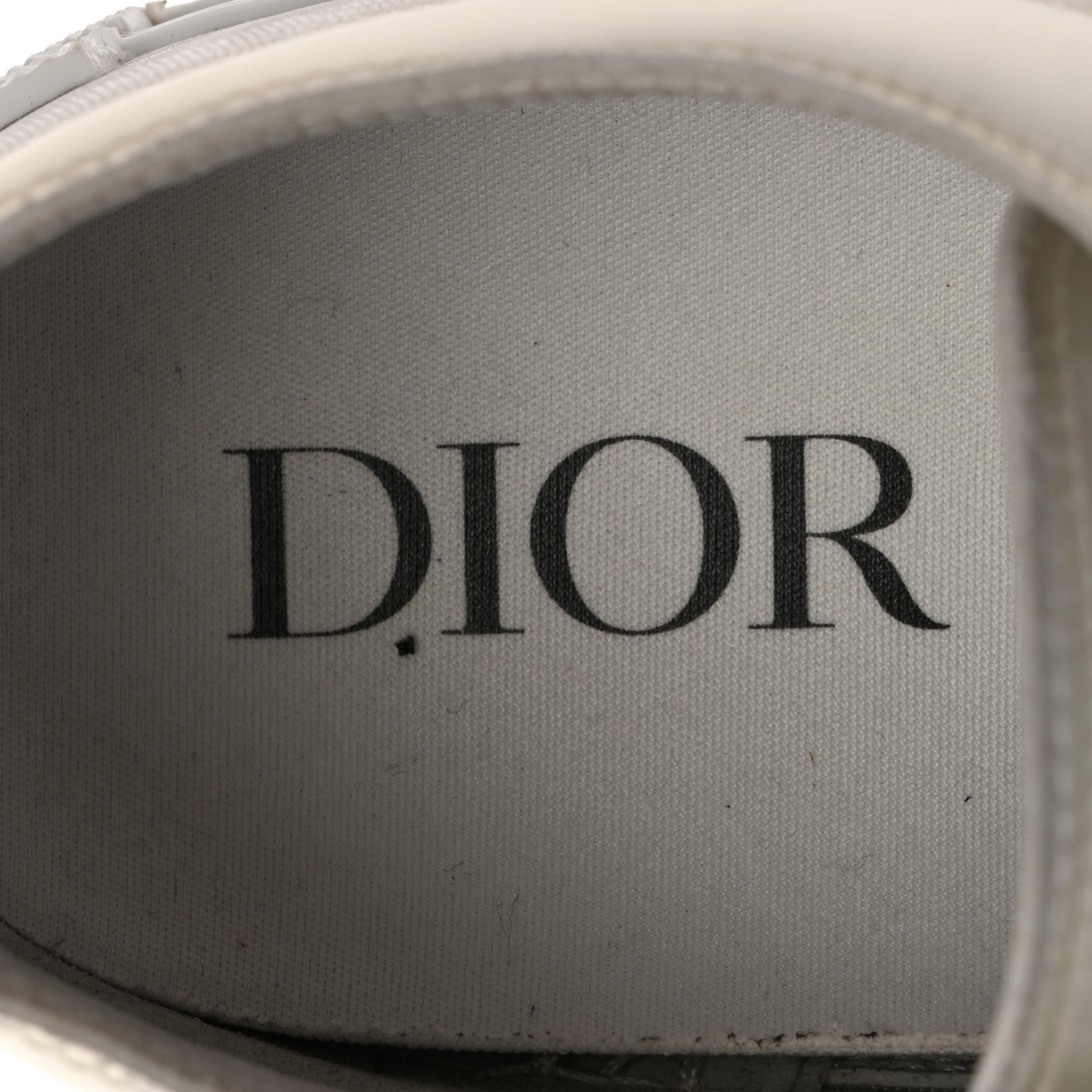 Christian Dior Technical Canvas Oblique Mens B23 Low Top Sneaker 42 White 7 of 17