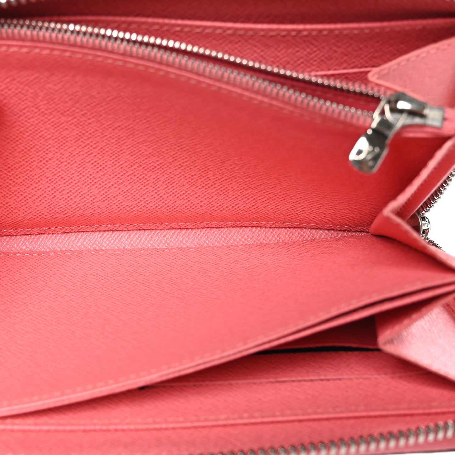 LOUIS VUITTON Epi Zippy Wallet Corail