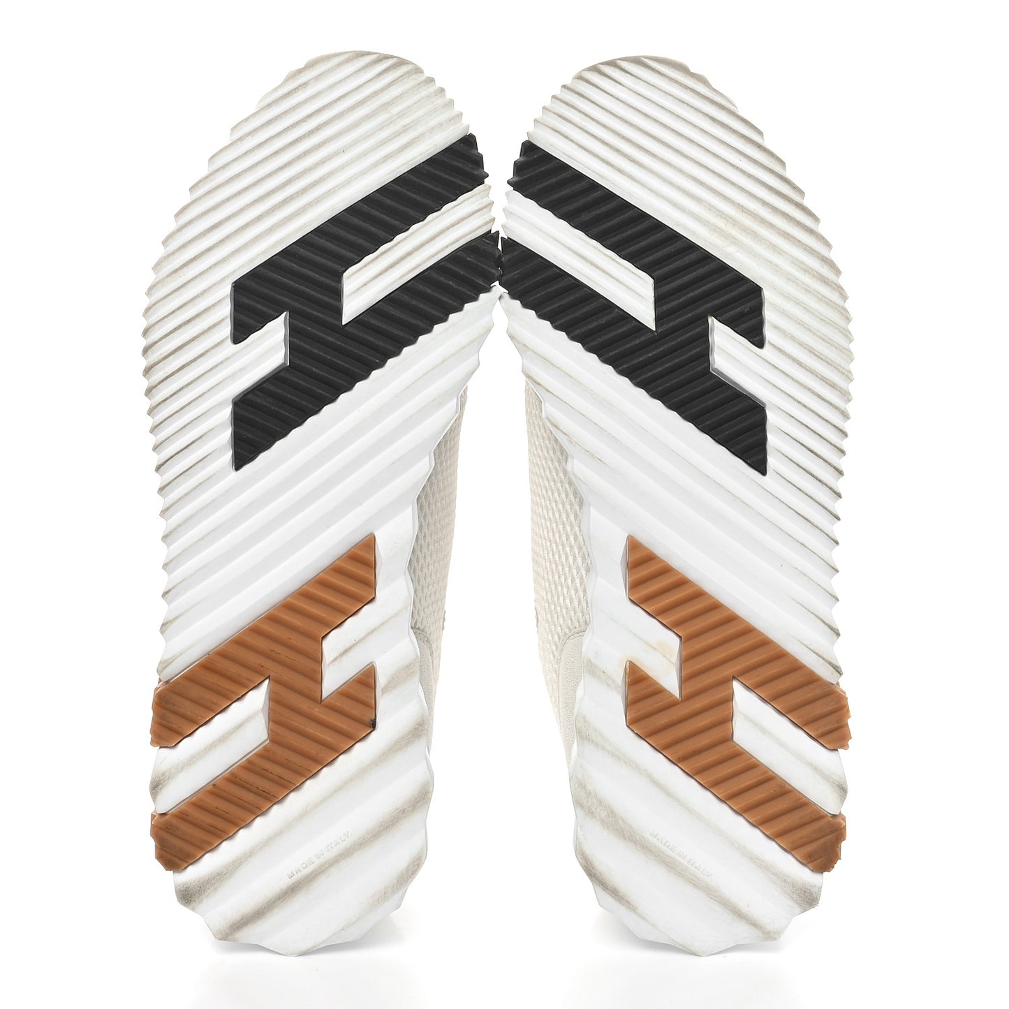 Graphic Mesh Suede Goatskin Bouncing Sneakers 39 White