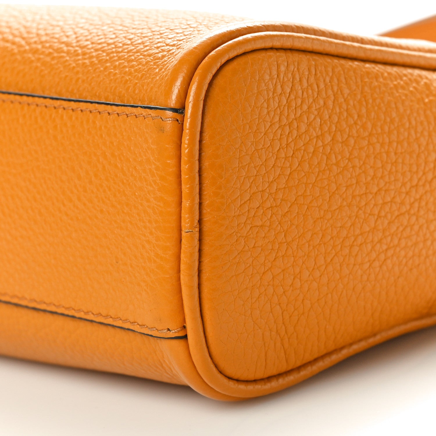 Salvatore Ferragamo Calfskin Travel Camera Crossbody Bag Olivello 9 of 9