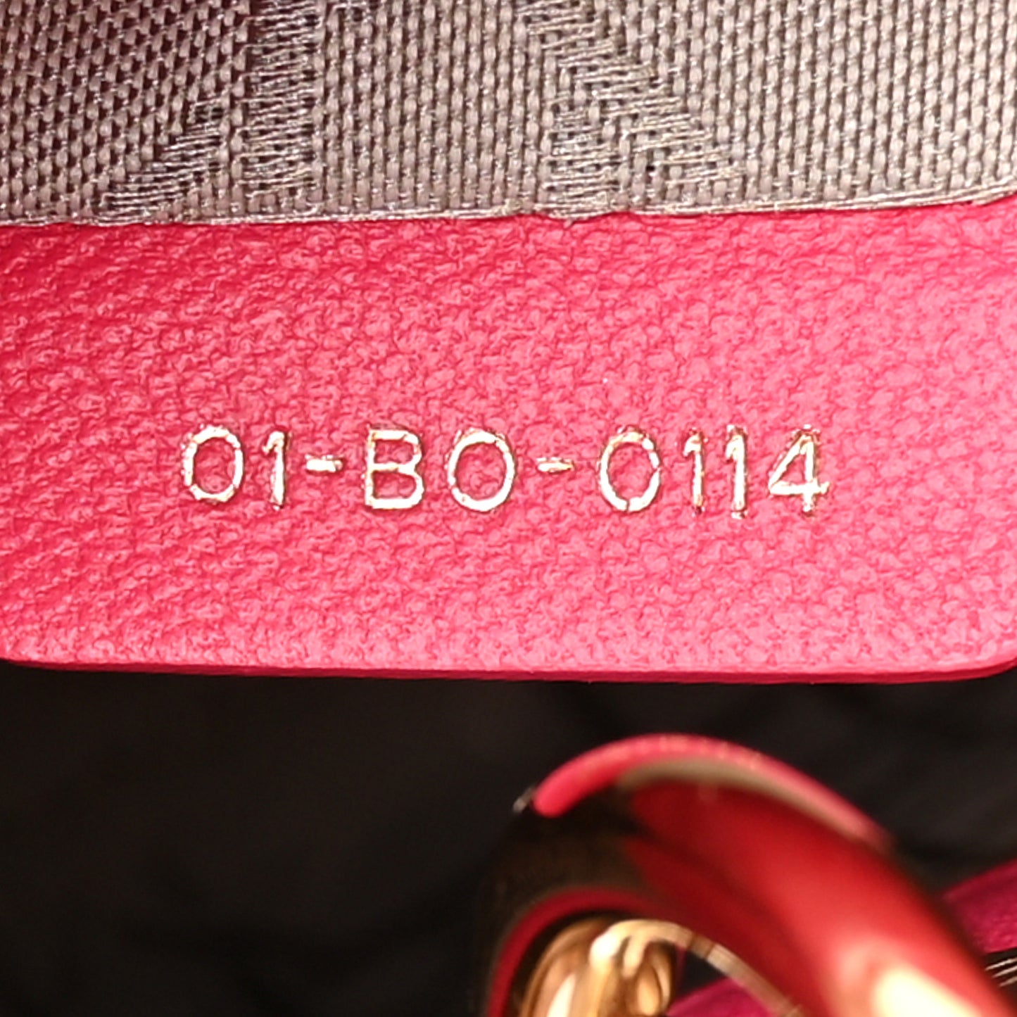 Lambskin Cannage Mini Lady Dior Hot Pink