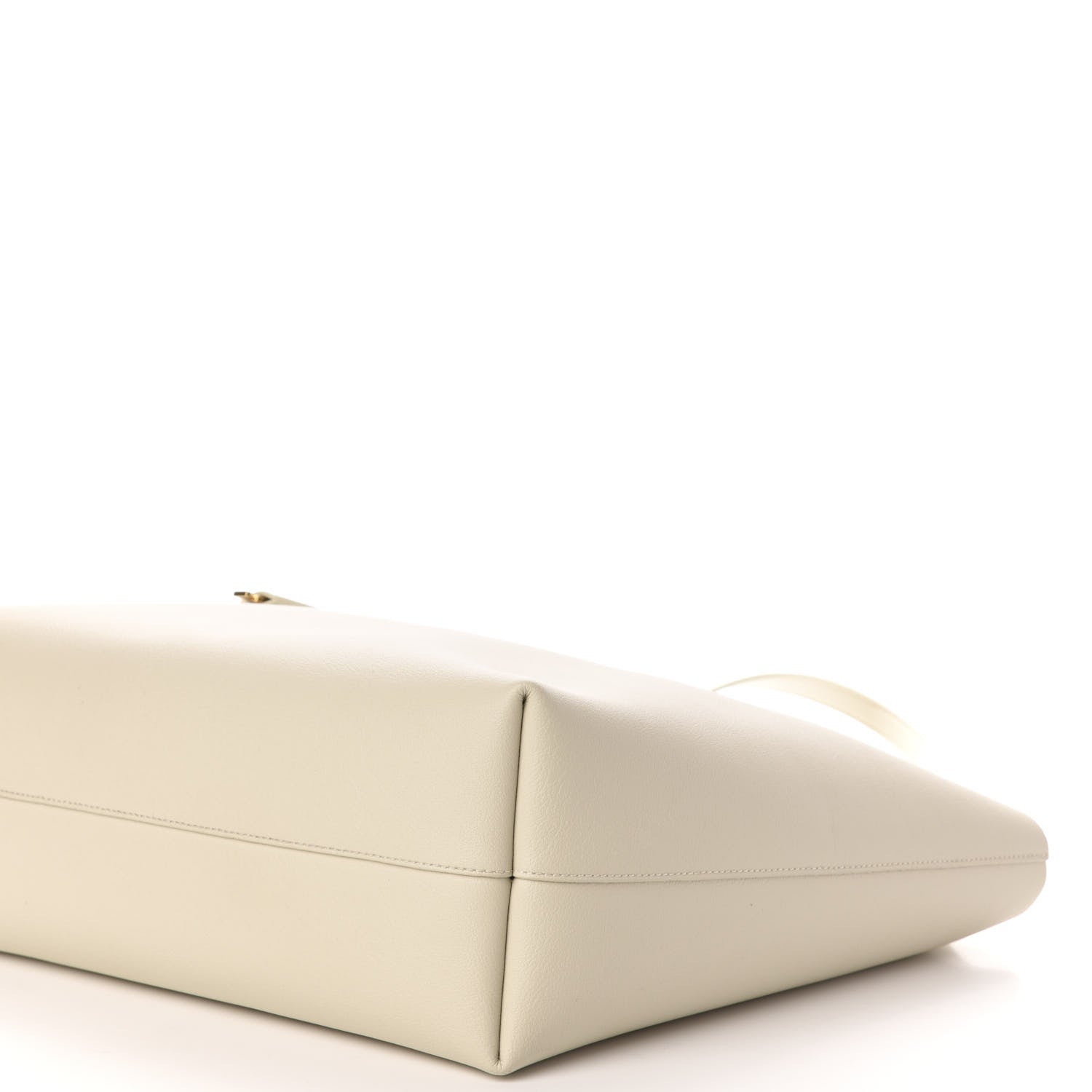 Saint Laurent Calfskin Large Shopping Tote Porcellana 13 of 15