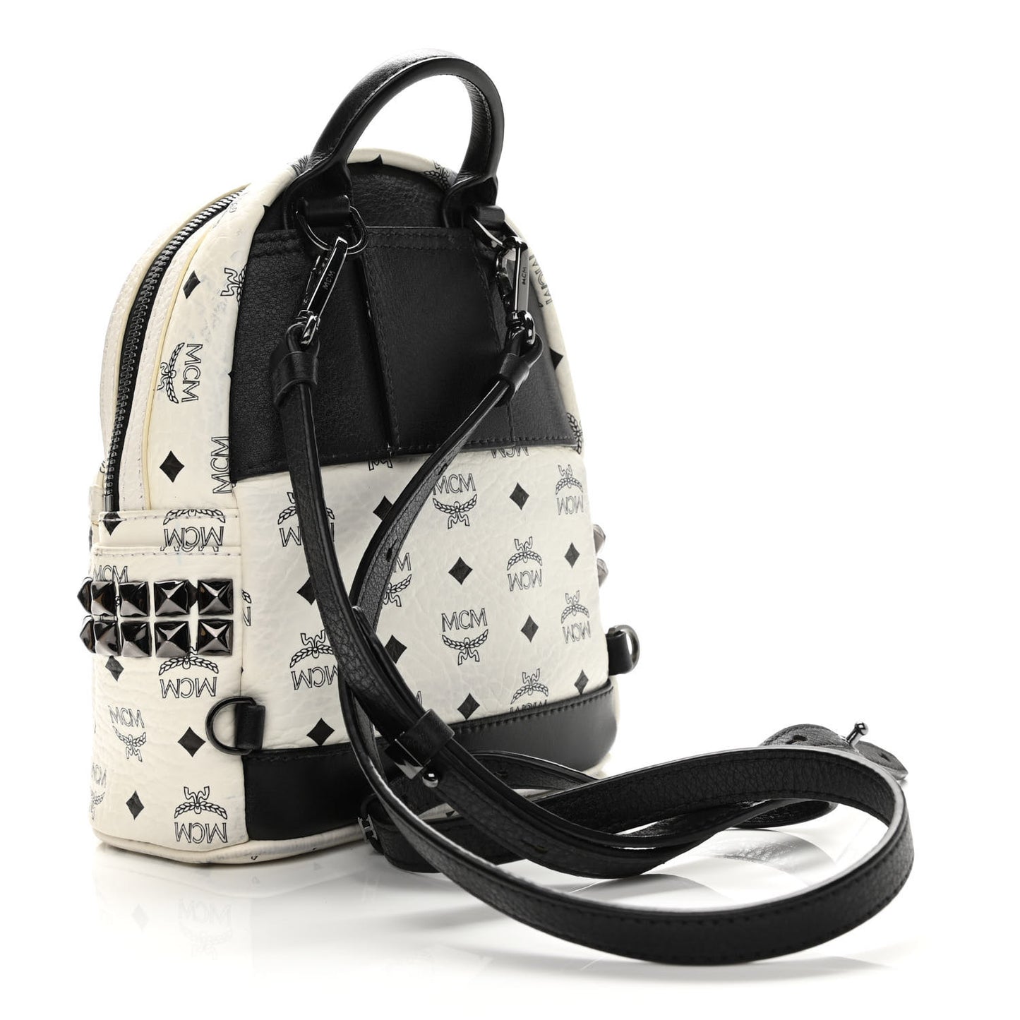 Visetos Side Stud X-Mini Stark Bebe Boo Backpack White