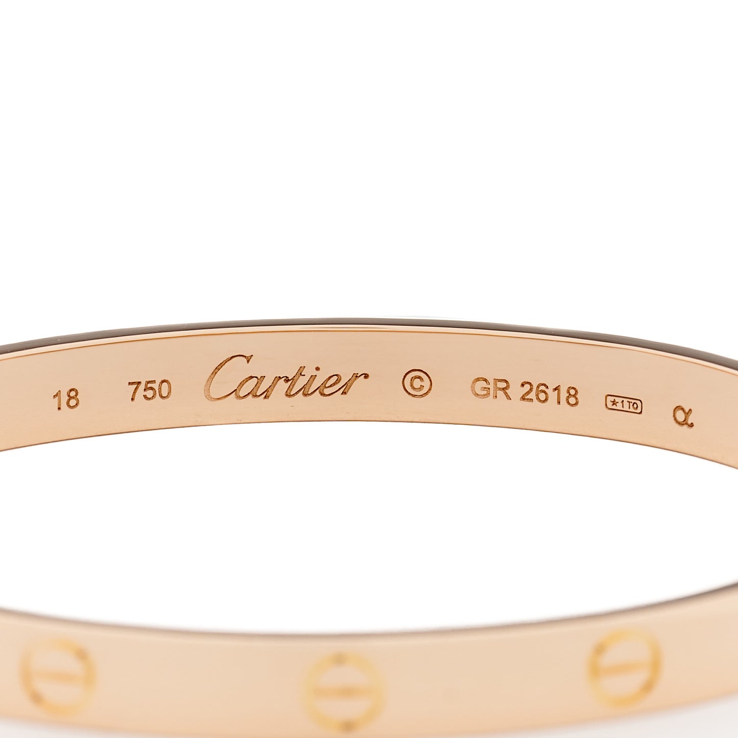 18K Pink Gold LOVE Bracelet 18