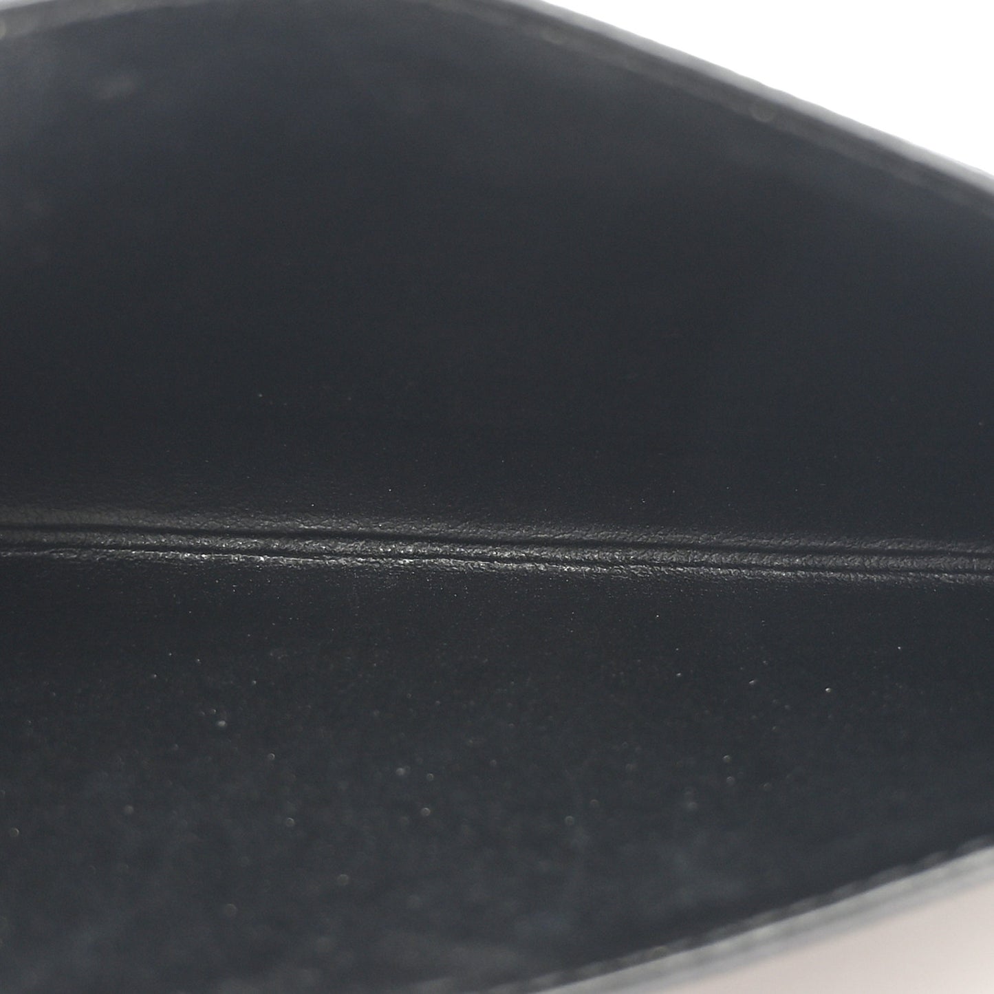 Calfskin Felicie Chain Wallet Card Holder Insert Black