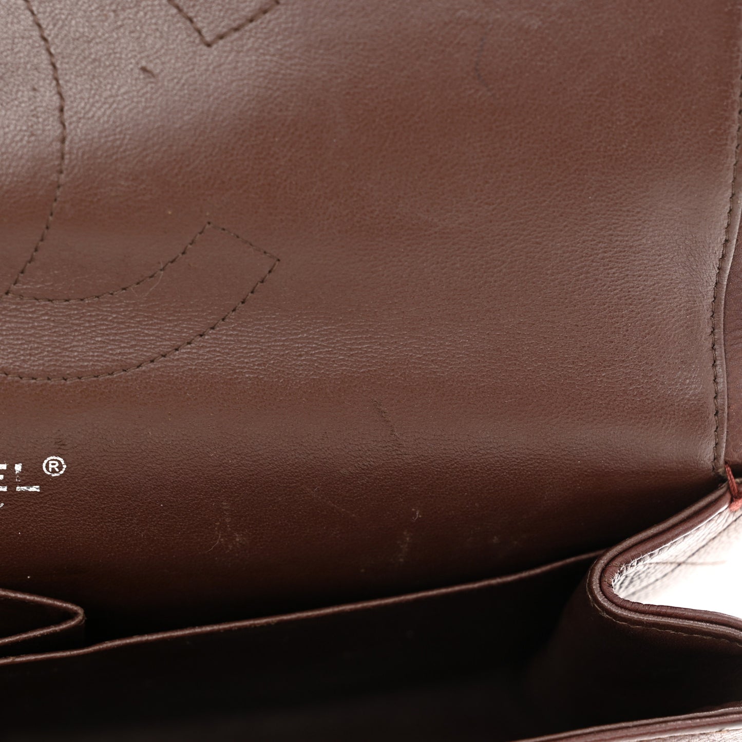 Caviar Quilted Jumbo Double Flap Burgundy