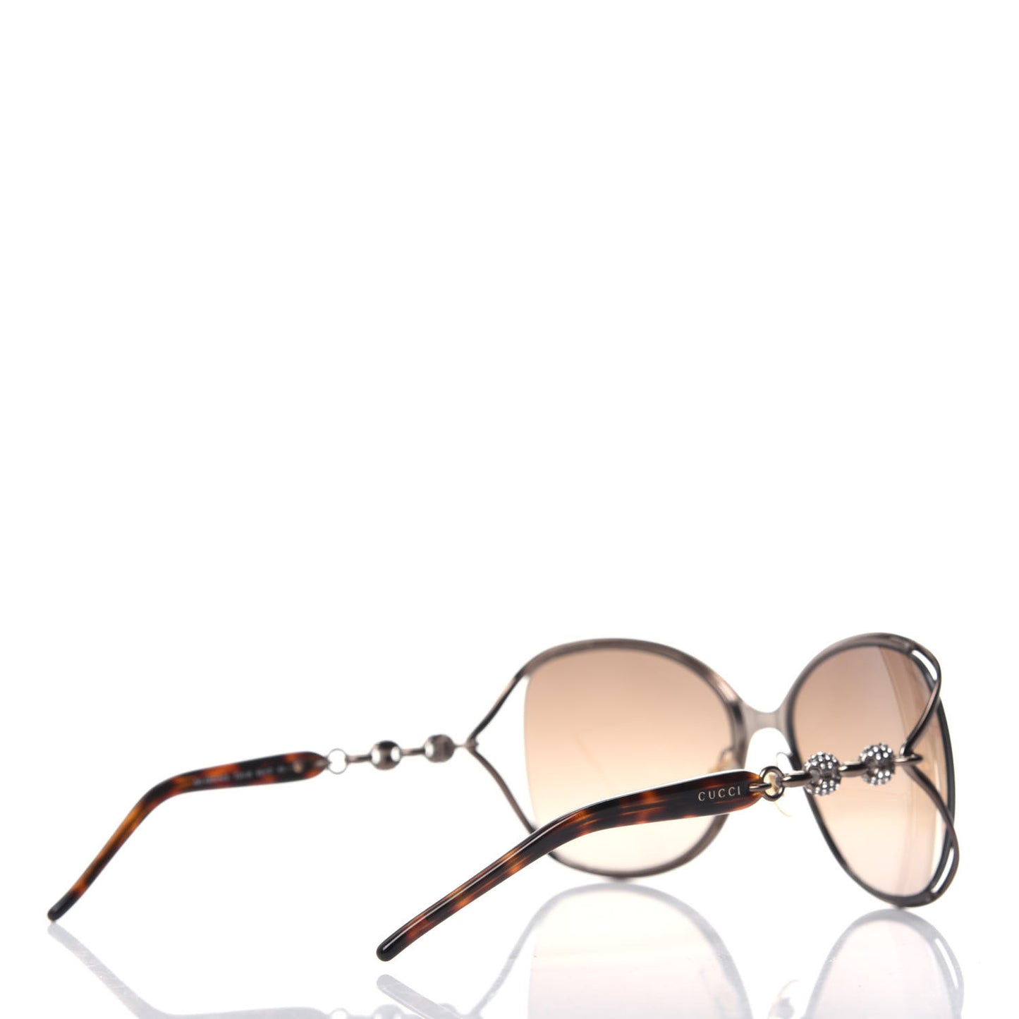 Metal Crystal Marina Chain GG4250 Sunglasses Tortoise