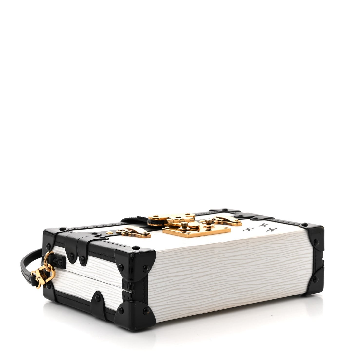 Epi Petite Malle White Black