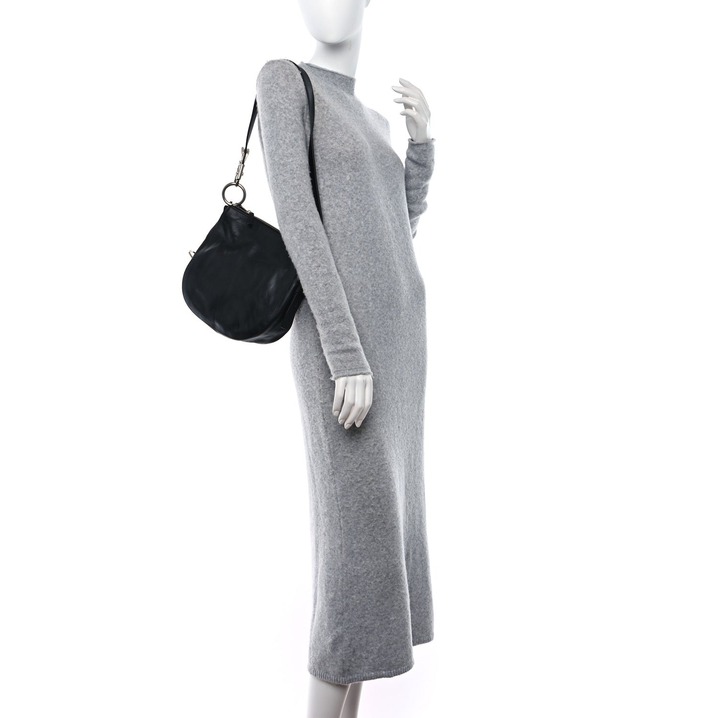Calfskin Small Knight Bag Black