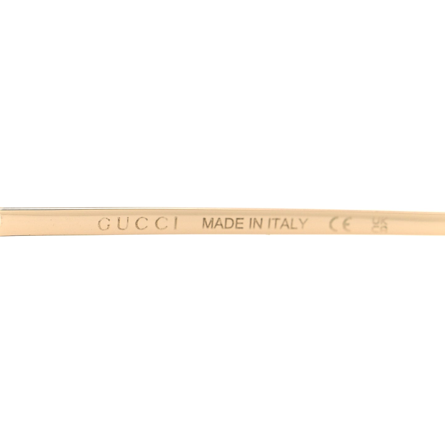 Metal Horsebit Square Sunglasses Gold
