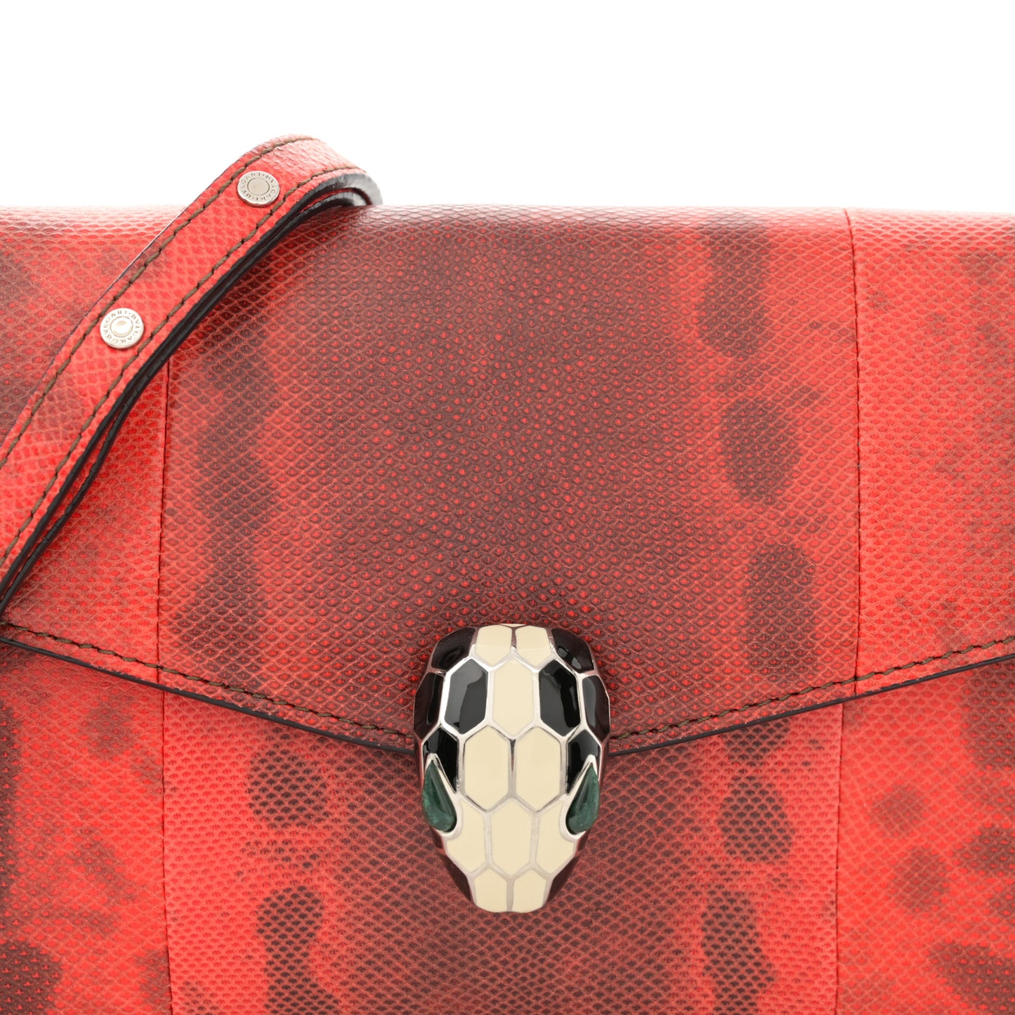 Karung Serpenti Forever Small Shoulder Bag Red