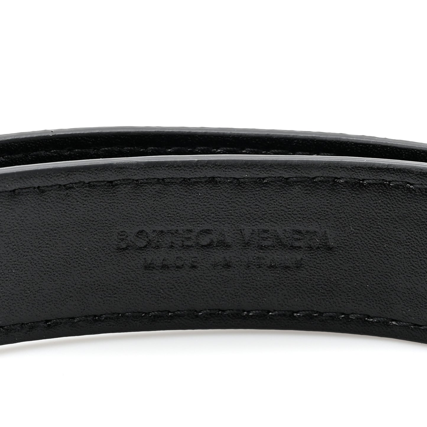 Nappa Maxi Intreccio The Belt Cassette Bag Black