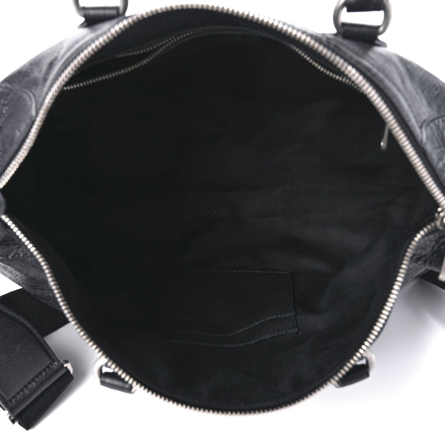 Fluffy Calfskin Morpheus Weekender Duffle Black