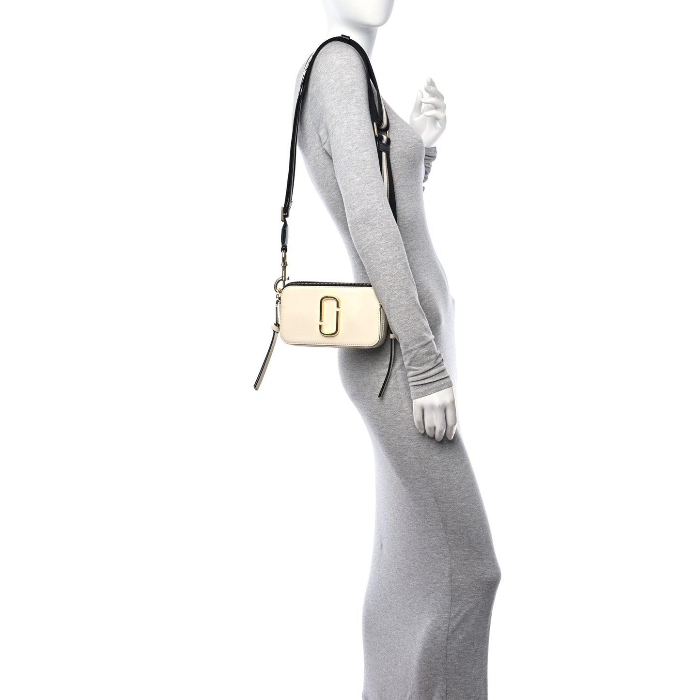 Saffiano Small Snapshot Camera Bag New Cloud White Multicolor