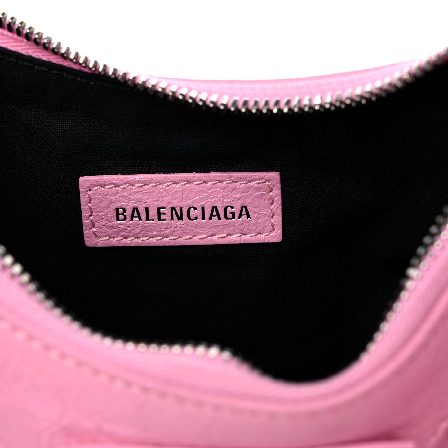 Agneau Arena Le Cagole Shoulder Bag XS Candy Pink