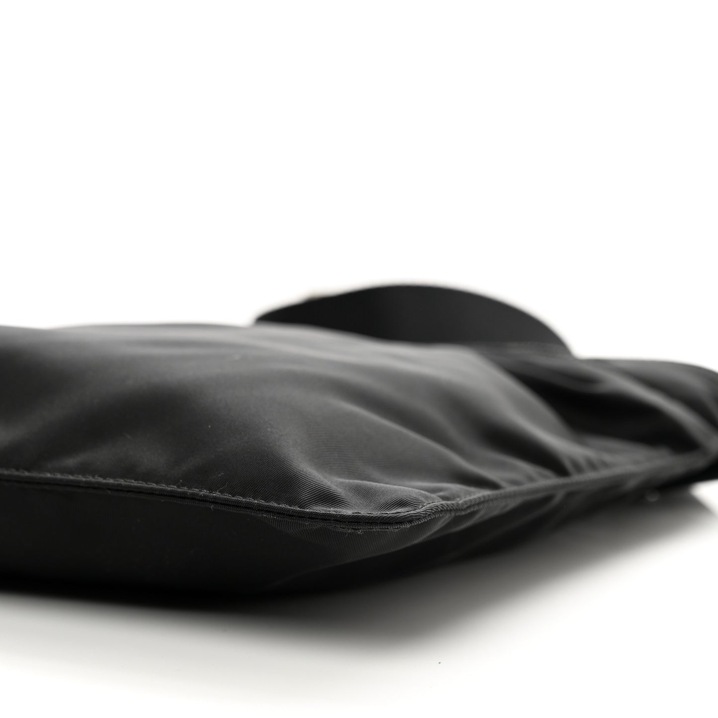 Nylon Vela Flat Messenger Bag Black