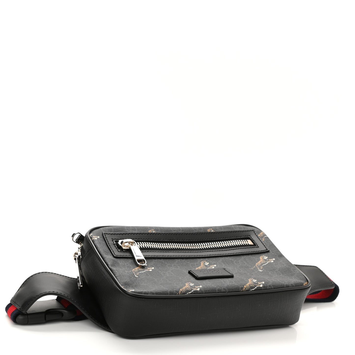 Soft GG Supreme Monogram Tigers Belt Bag Black Multicolor