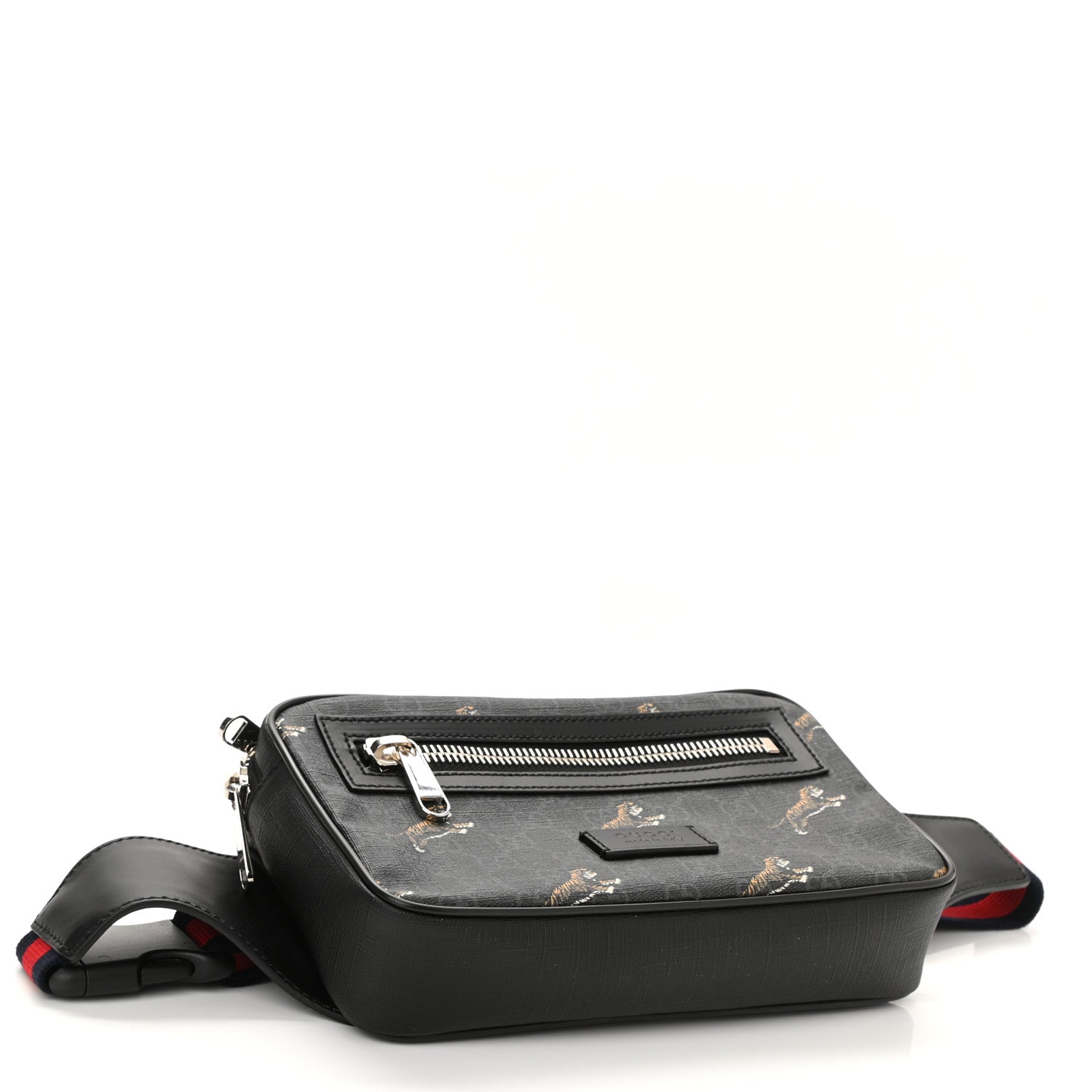 Gucci Soft GG Supreme Monogram Tigers Belt Bag Black Multicolor 4 of 9