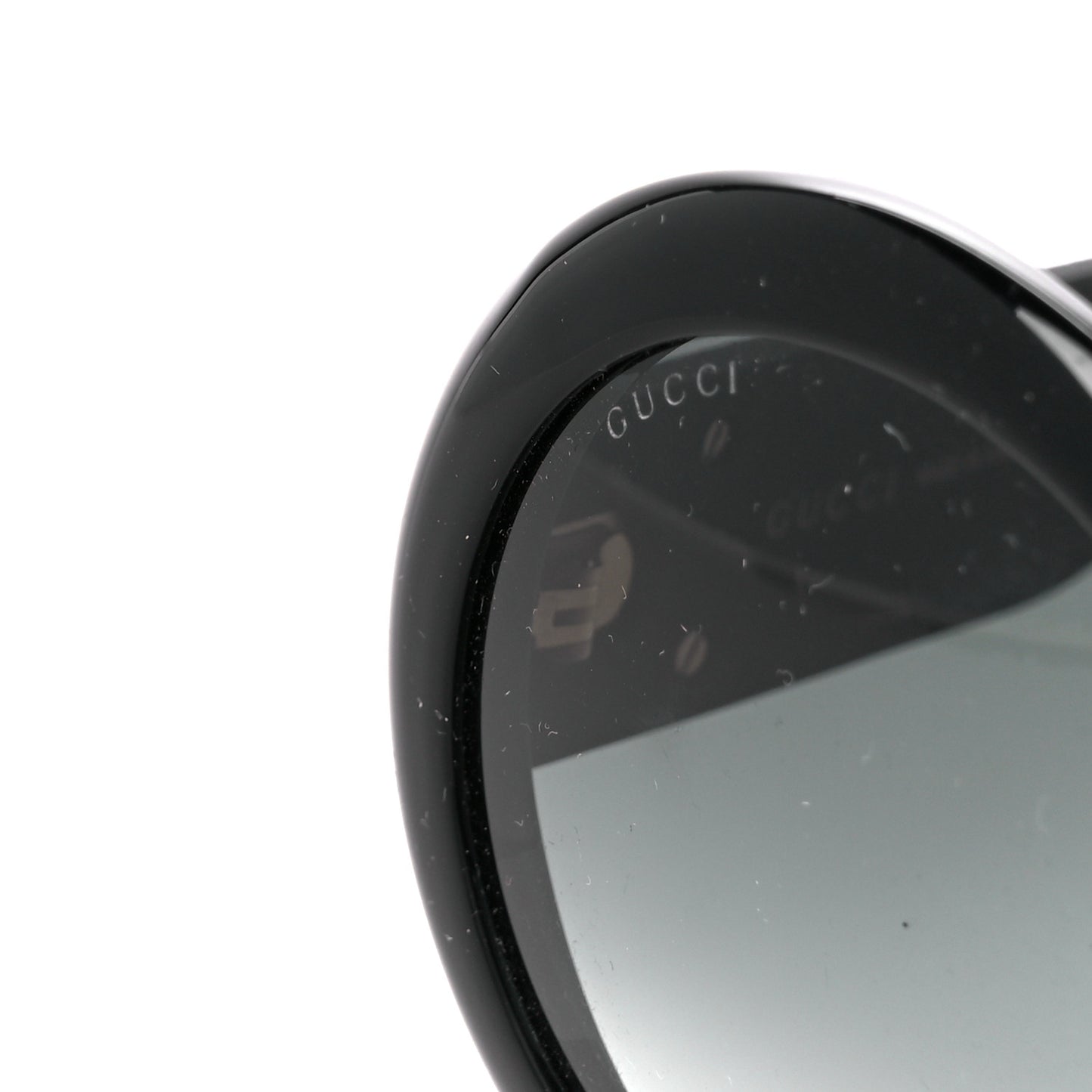 Acetate Round GG0101S Glitter Sunglasses Black