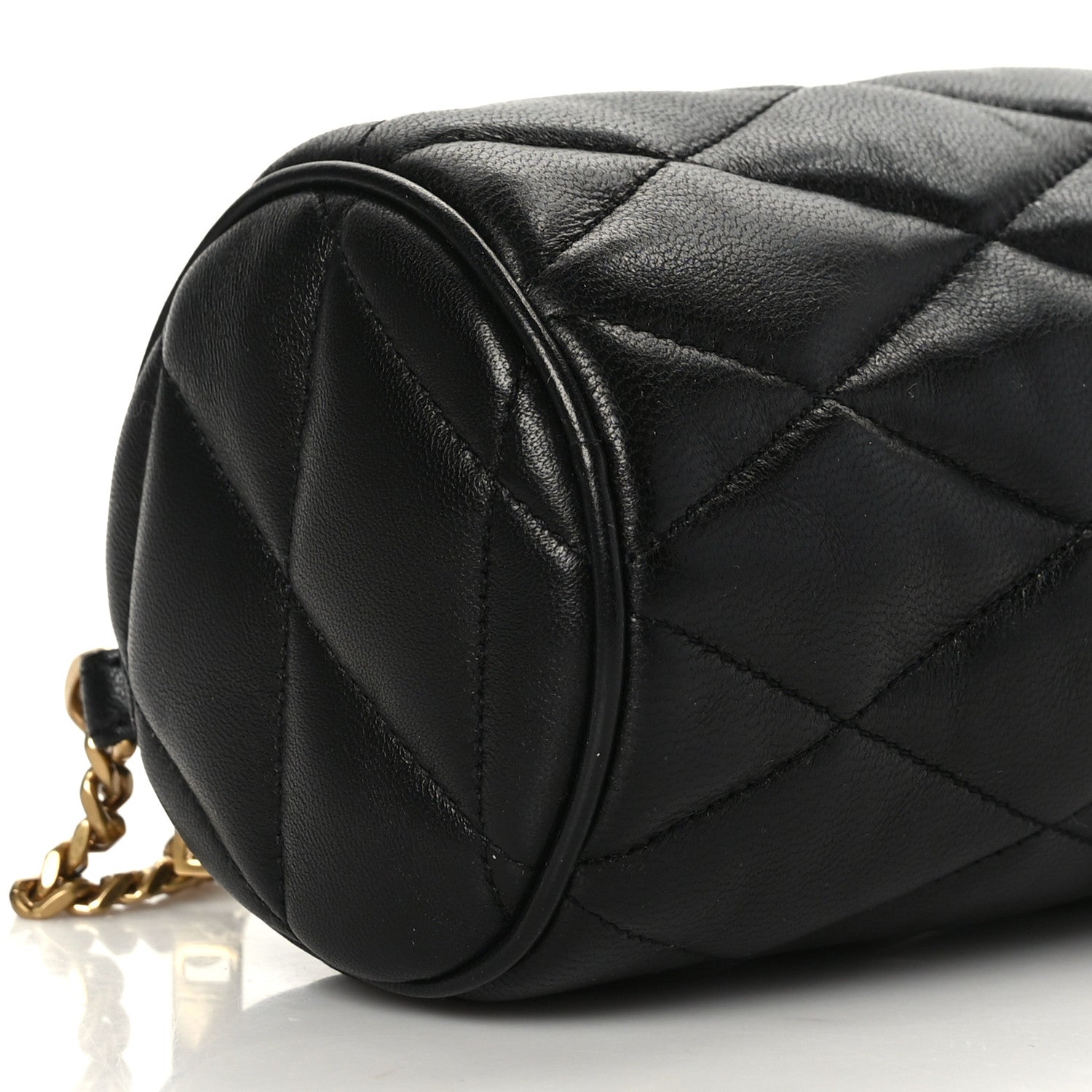 Saint Laurent Lambskin Monogram Mini Sade Tube Bag Black 8 of 9