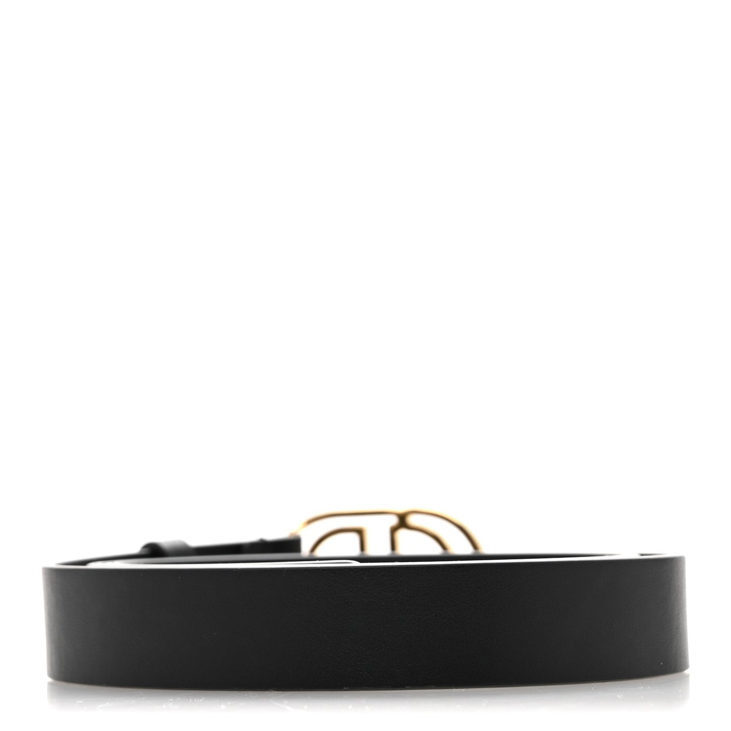 Calfskin 30 Montaigne Cut-Out CD Belt 90 36 Black