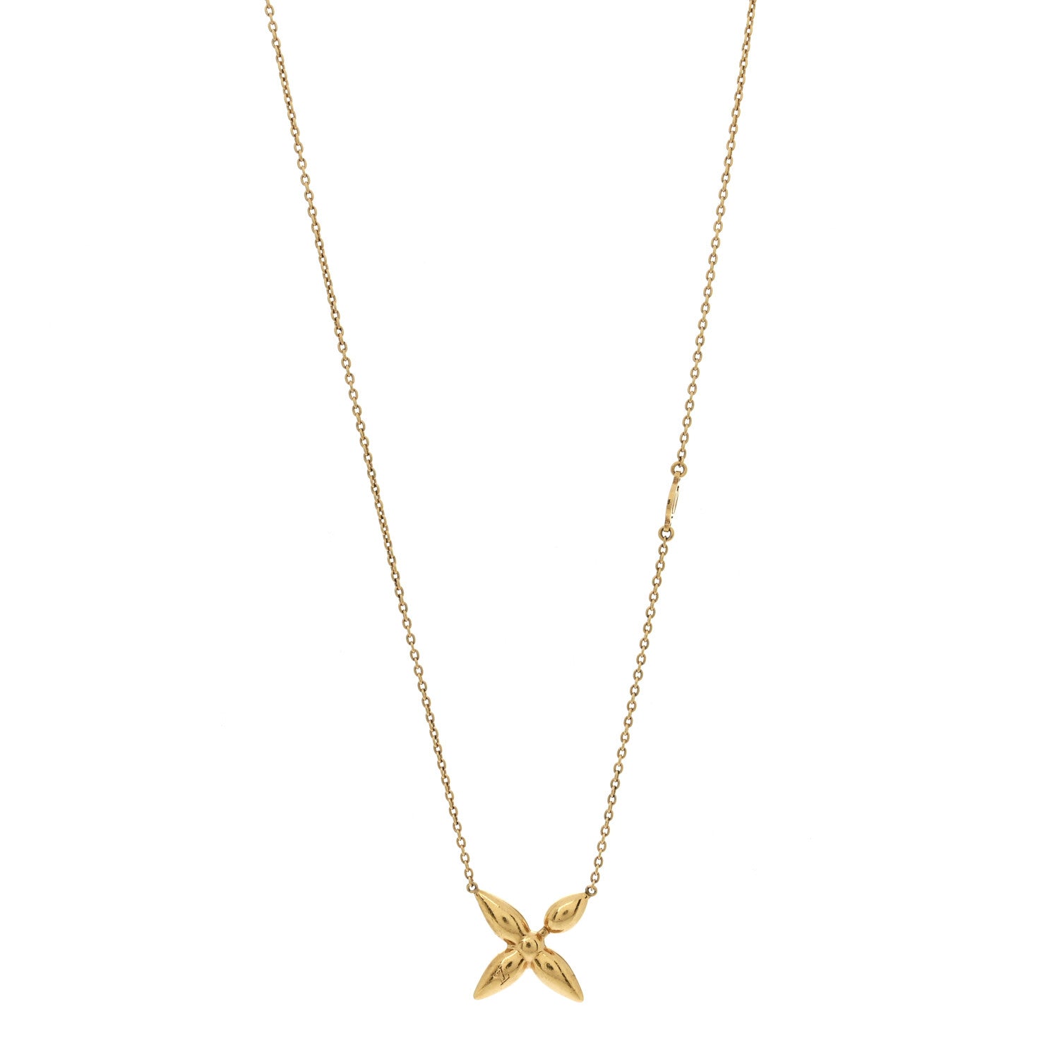 Louis Vuitton Metal Louisette Necklace Gold 1785808 – FASHIONPHILE