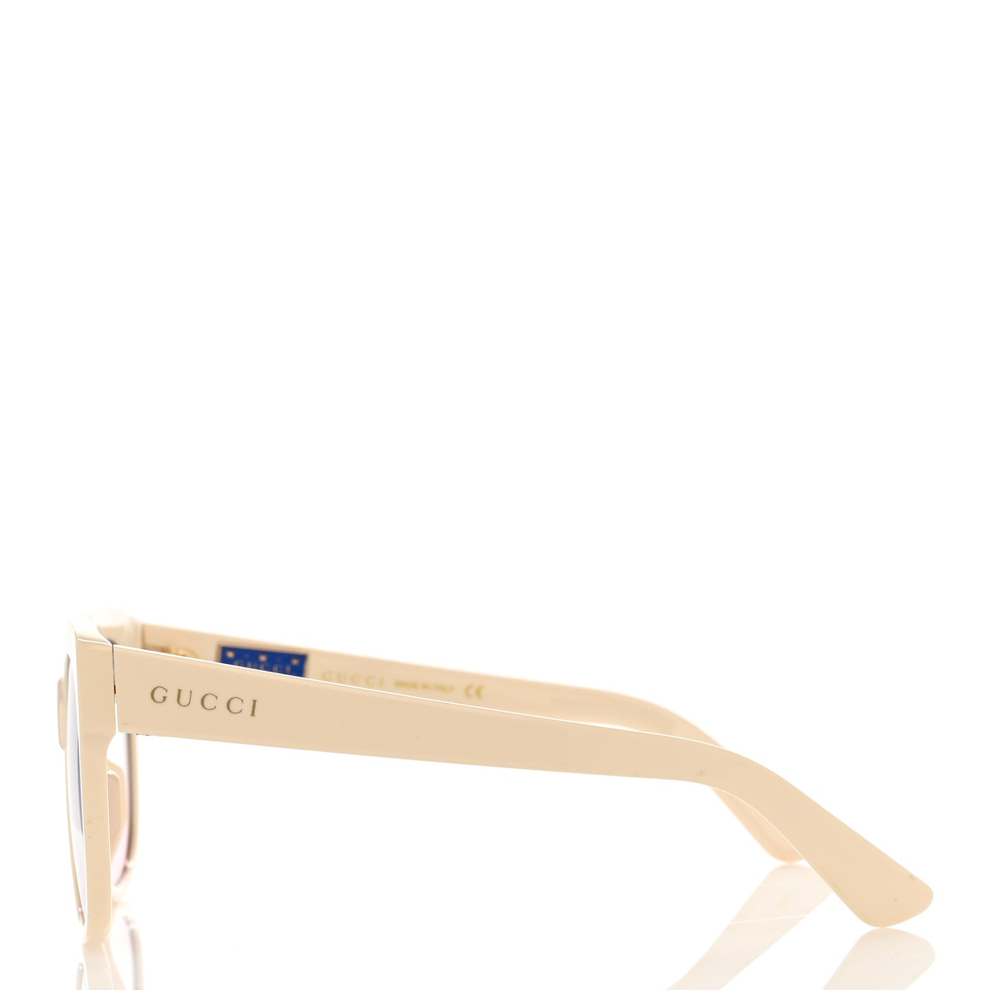 Square Frame GG0361S Sunglasses Ivory