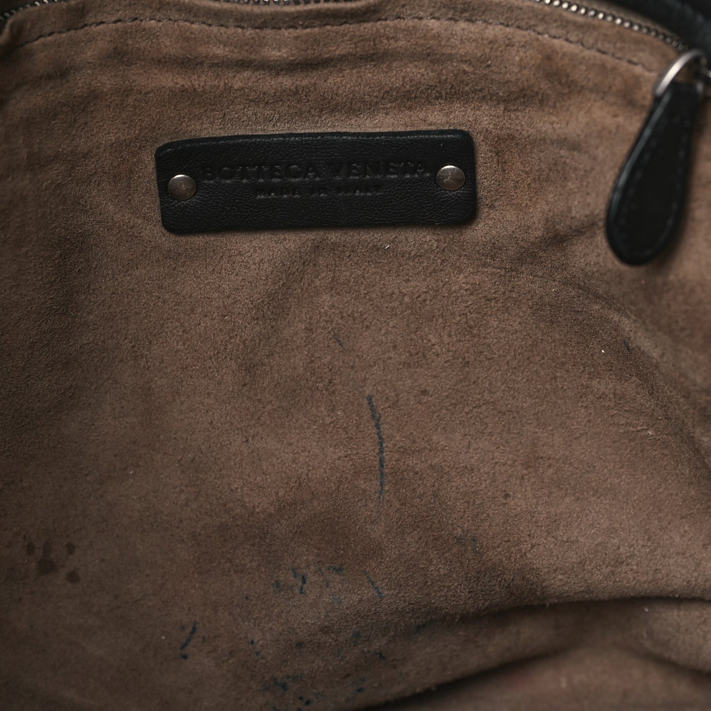 Nappa Intrecciato Medium Garda Bag Black