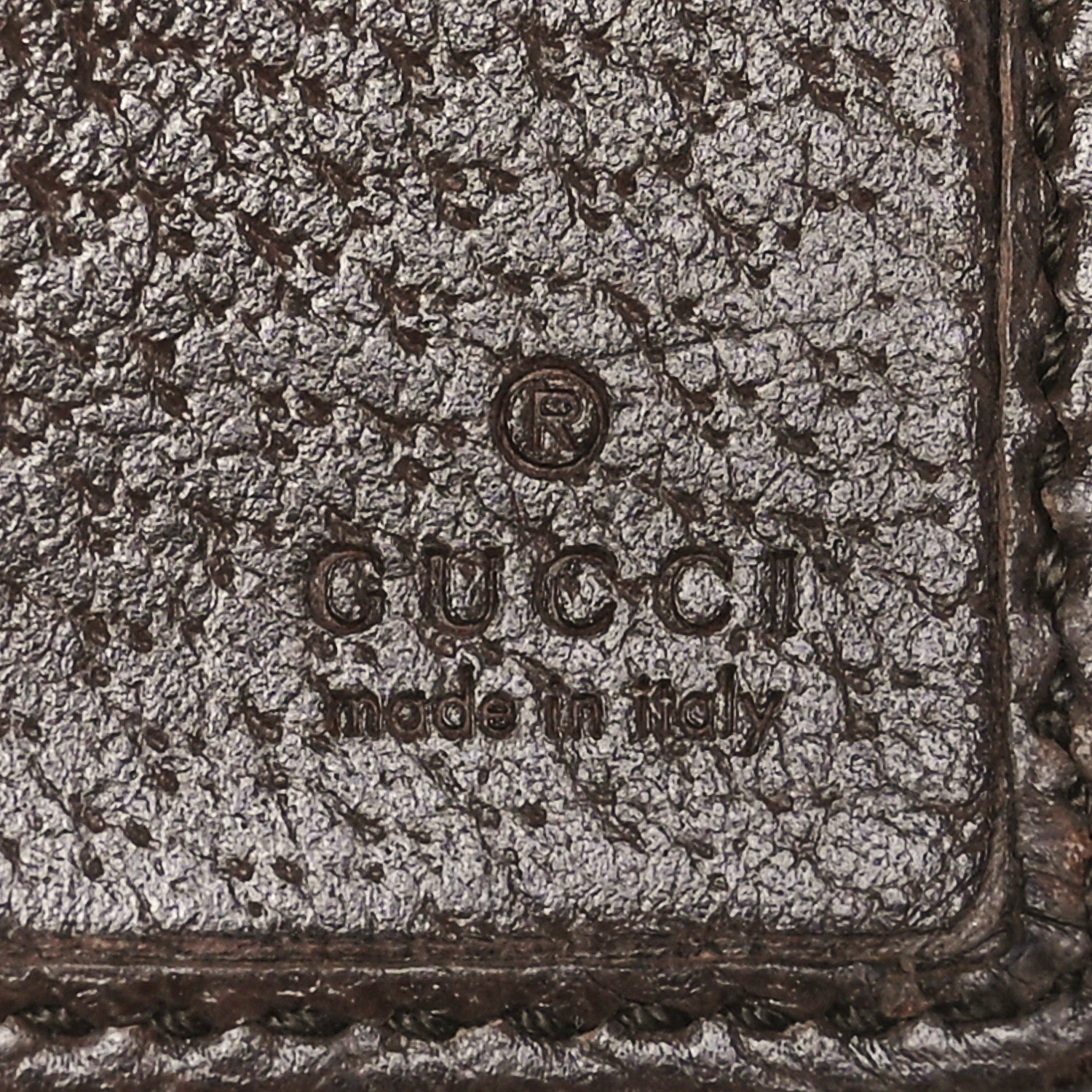 Gucci Monogram Jumbo GG Textured Dollar Calfskin Wallet Camel Ebony New Acero 5 of 8