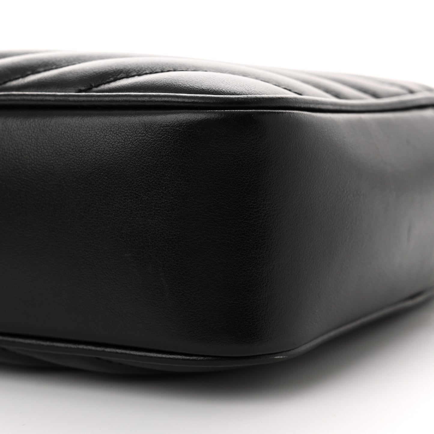 Calfskin Matelasse Monogram Lou Camera Bag Black