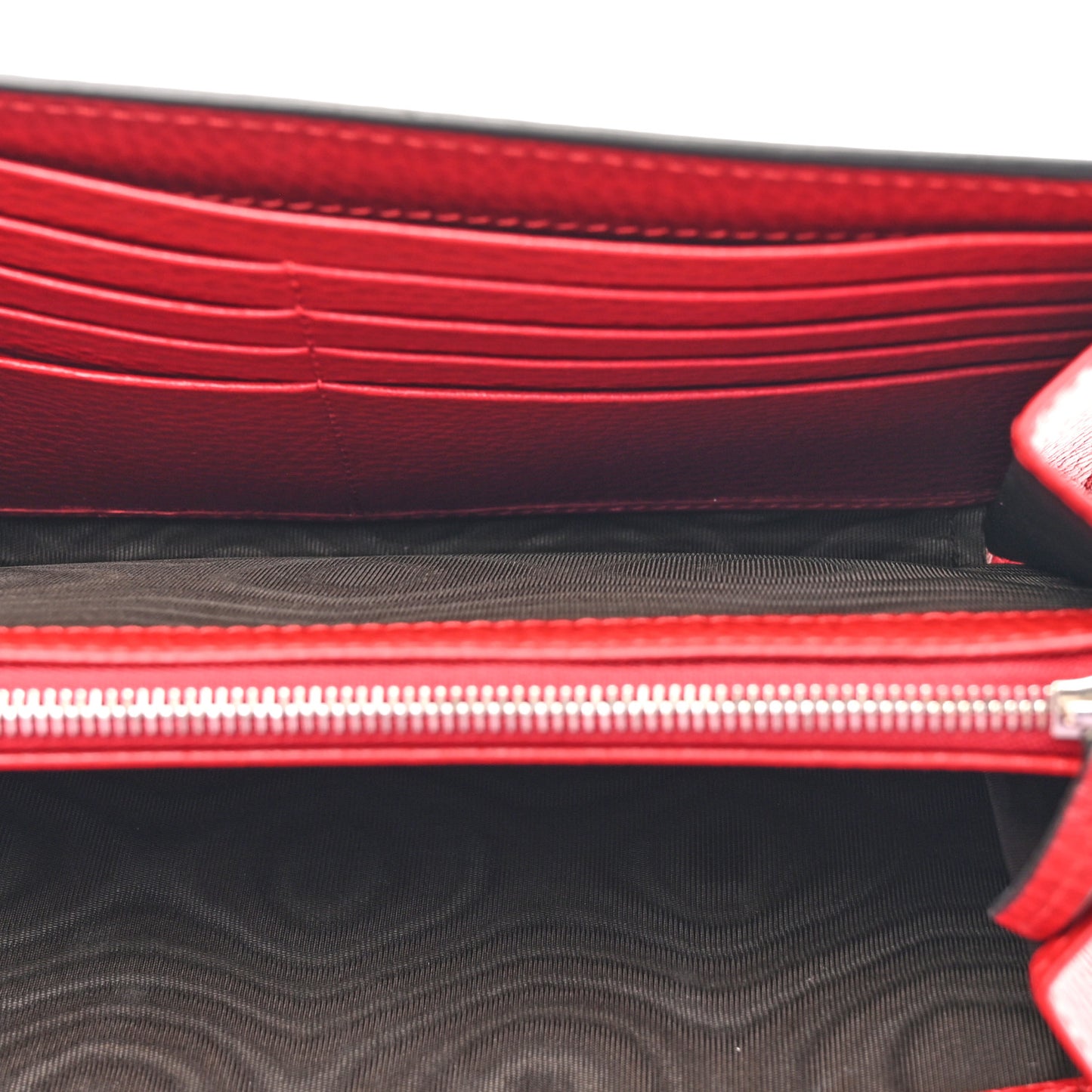 Calfskin Mini Dionysus Chain Wallet Hibiscus Red