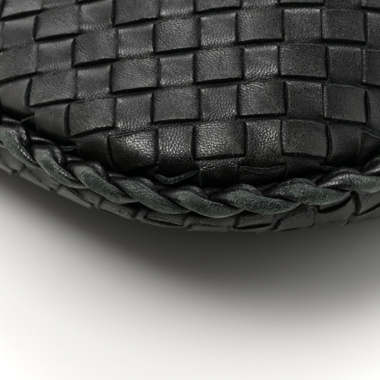 Nappa Intrecciato Large Veneta Hobo Black