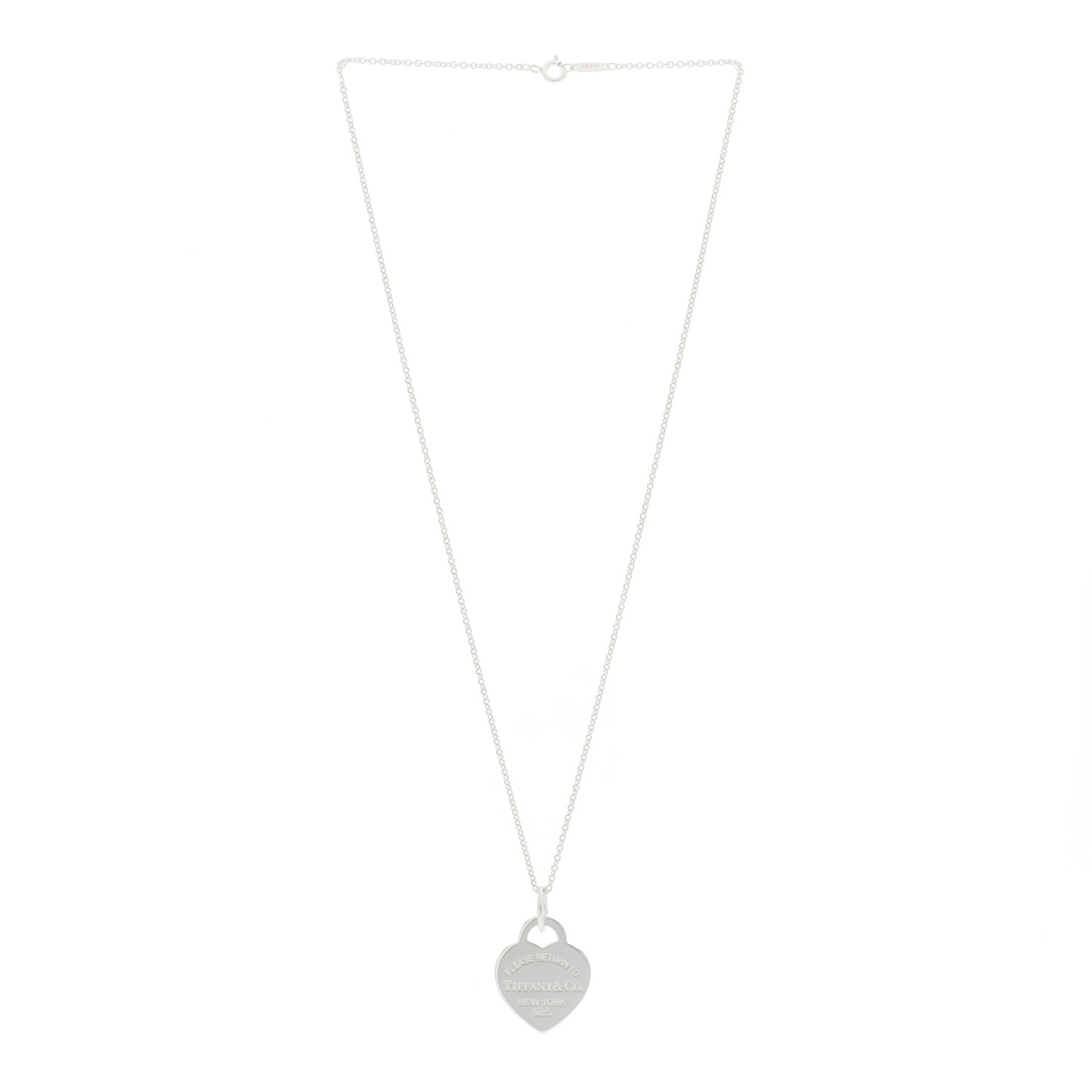 Sterling Silver Return To Tiffany Heart Pendant Necklace